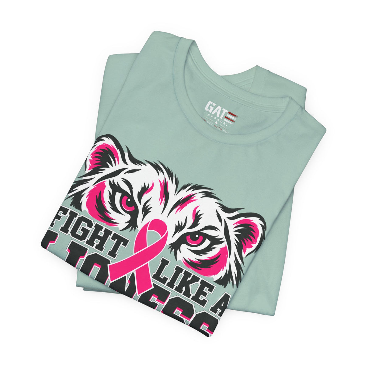 Fight Like a Lioness Breast Cancer Awareness T-Shirt