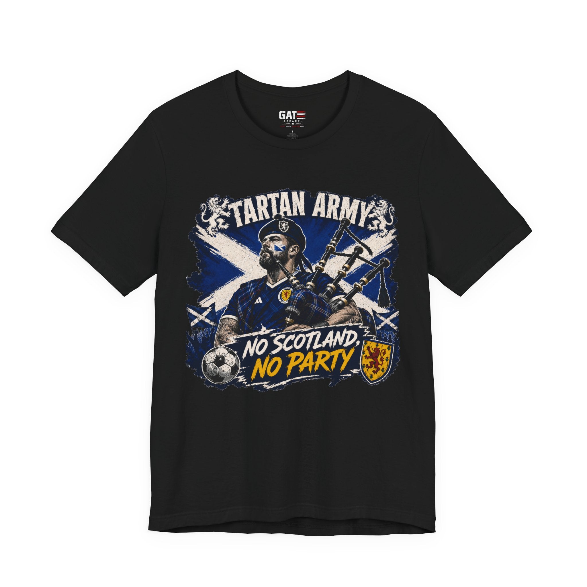 Scotland World Cup Soccer Shirt, Tartan Army Fan Tee, No Scotland No Party Shirt, Scottish Football Supporter Gift