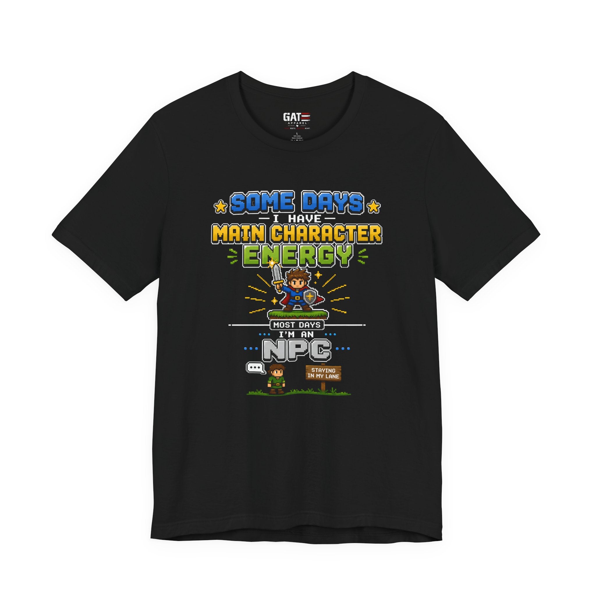 Main Character Energy Shirt | Retro Gaming Tee