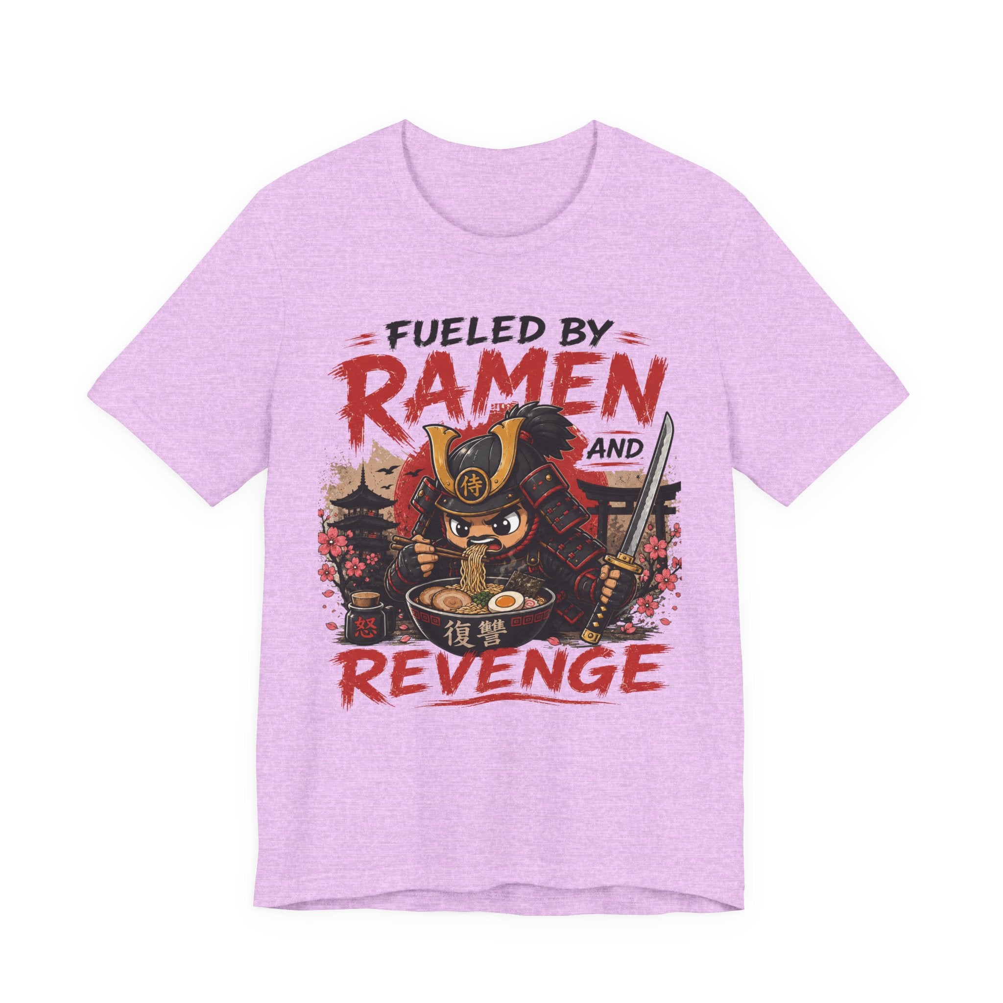 Fueled by Ramen and Revenge Tee — Samurai Ramen Graphic T-Shirt