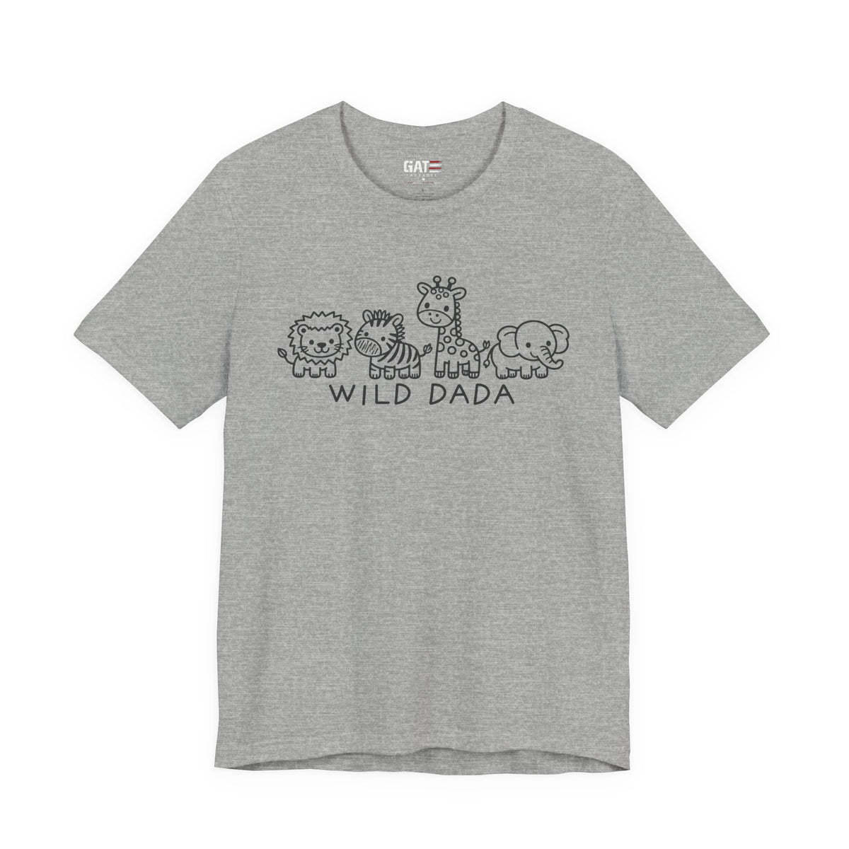Wild Dada Safari Animal T-Shirt – Cute Graphic Tee for Dads - product image 4