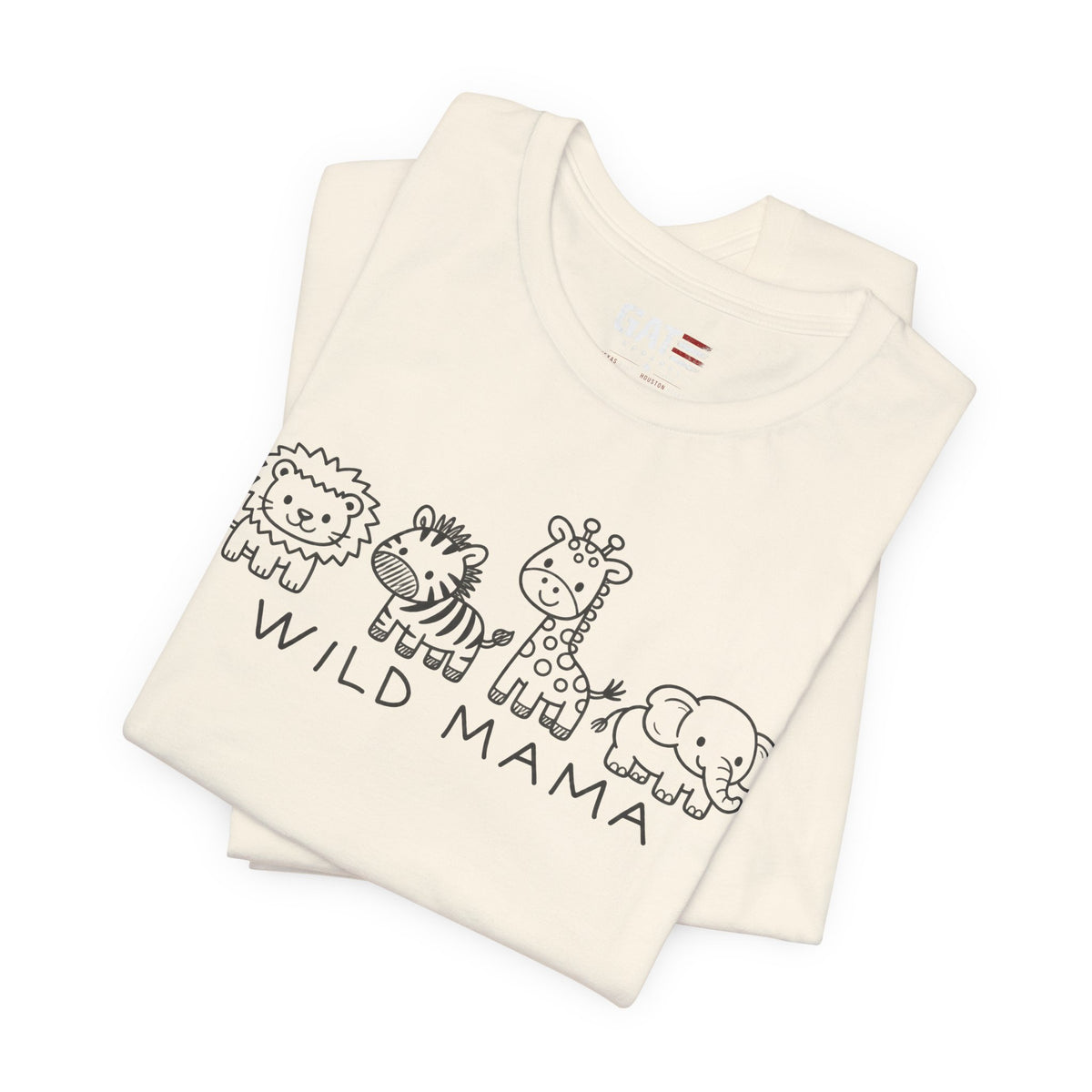 Wild Mama T-Shirt – Cute Baby Animal Graphic Tee for Moms - product image 17
