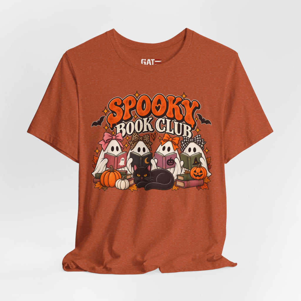 Spooky Book Club Halloween Shirt | Ghost Reading Tee