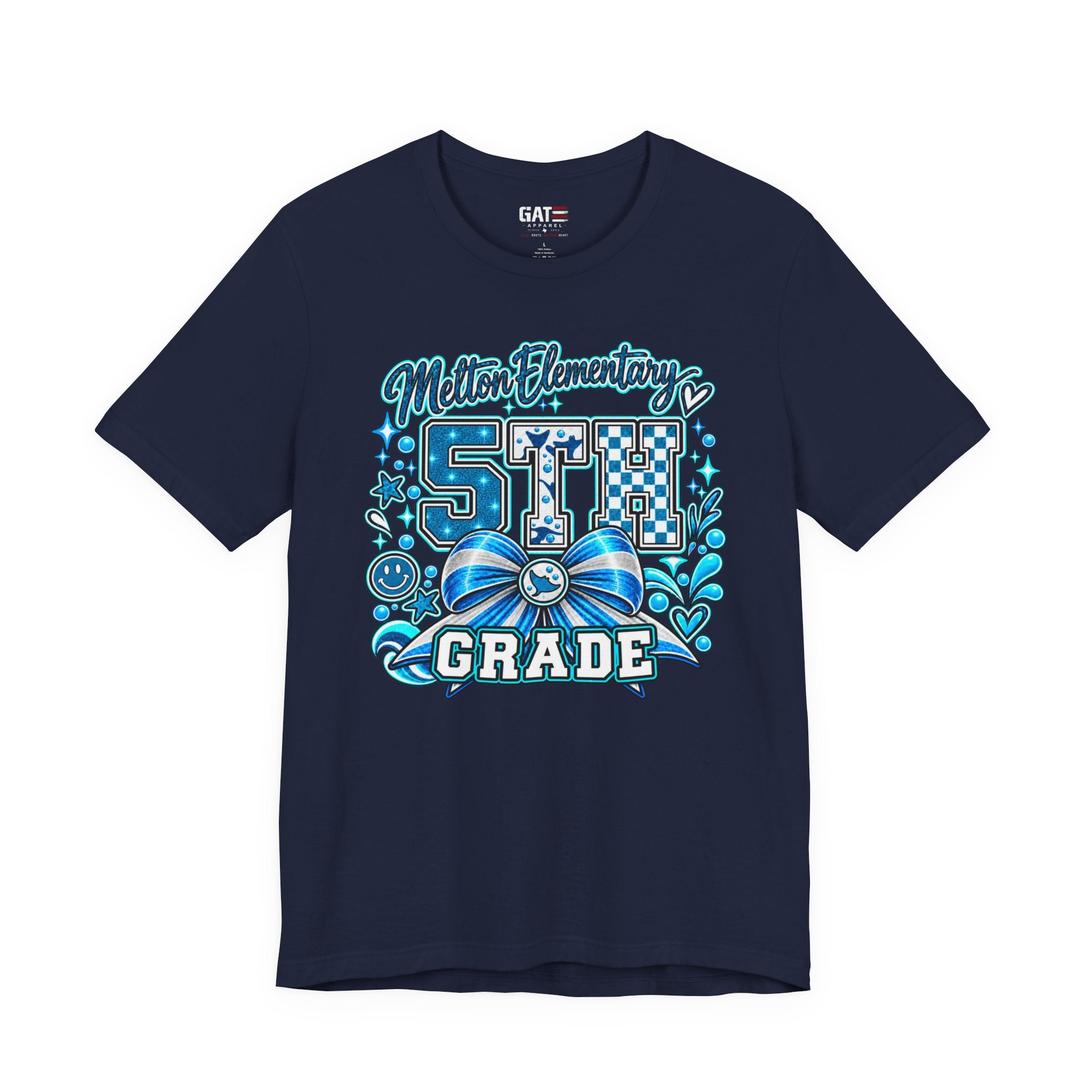 Custom School Shirt Personalized Coquette Bow School Spirit Teacher Student Tee