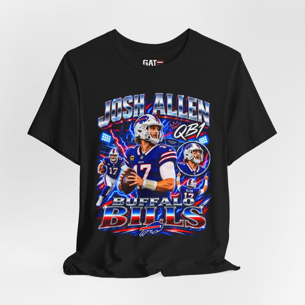 Josh Allen Buffalo Bills Tee Retro Player Graphic T-Shirt