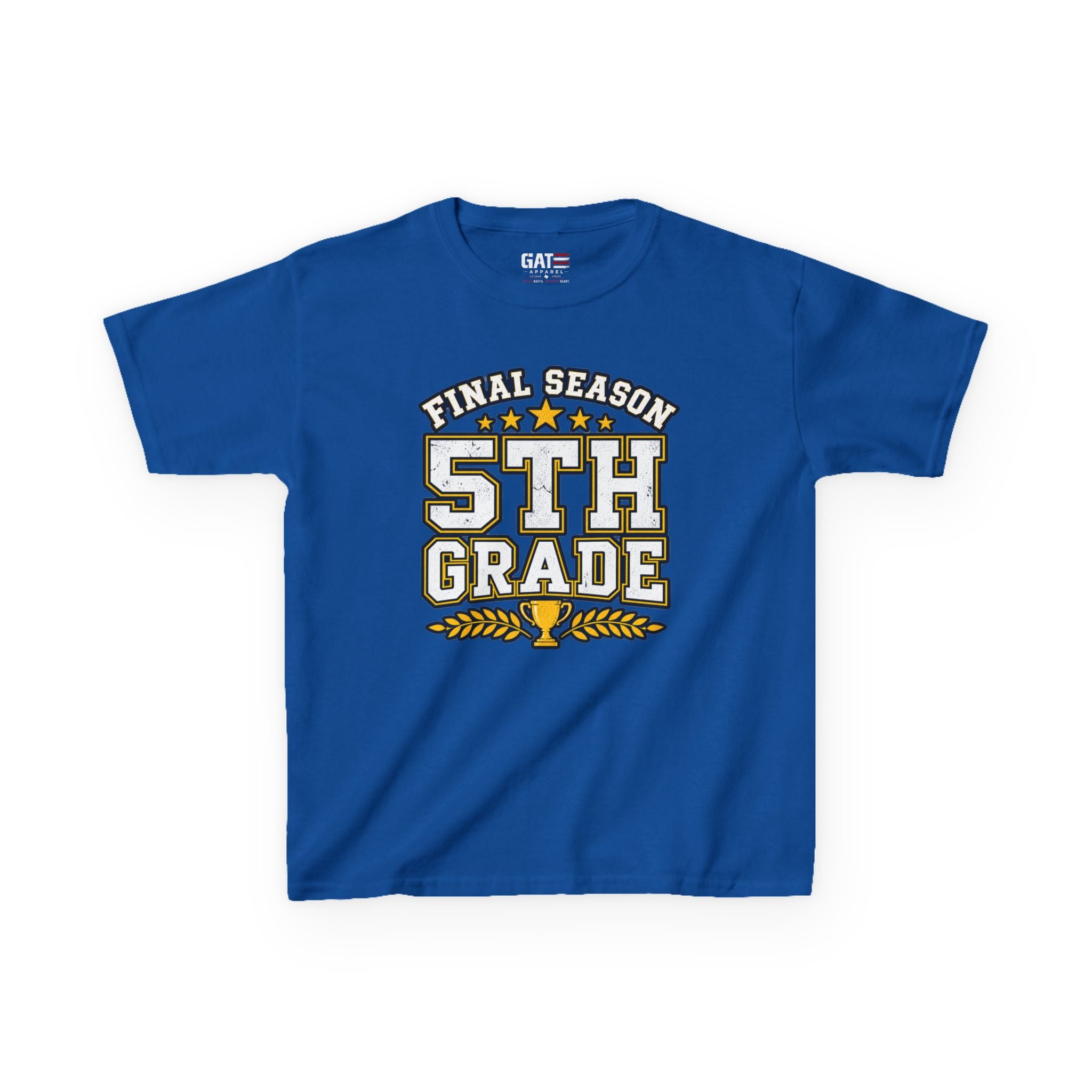 Final Season 5th Grade Kids Tee — End of Elementary School Graduation Shirt