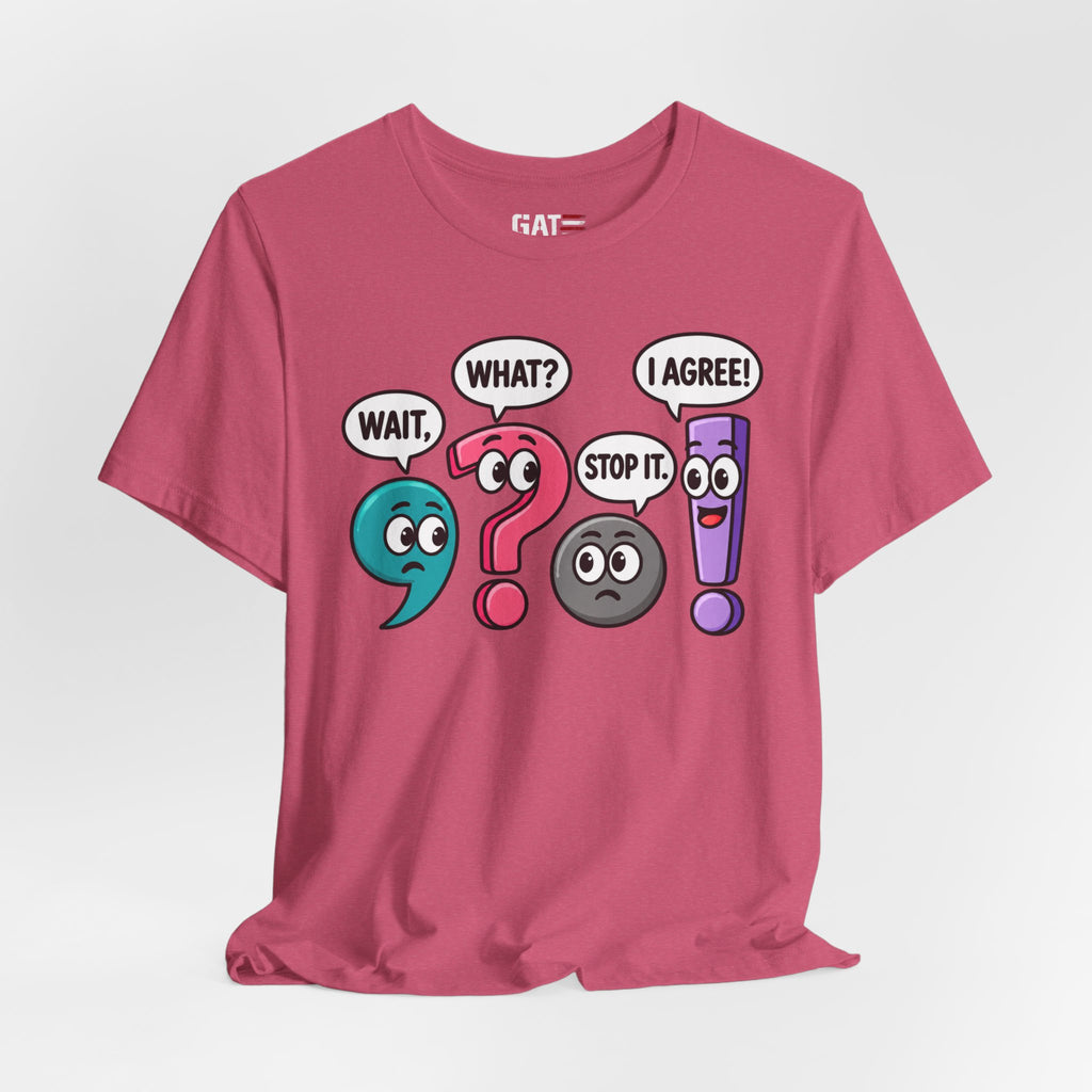 Punctuation Teacher Shirt | Funny Grammar Classroom Tee
