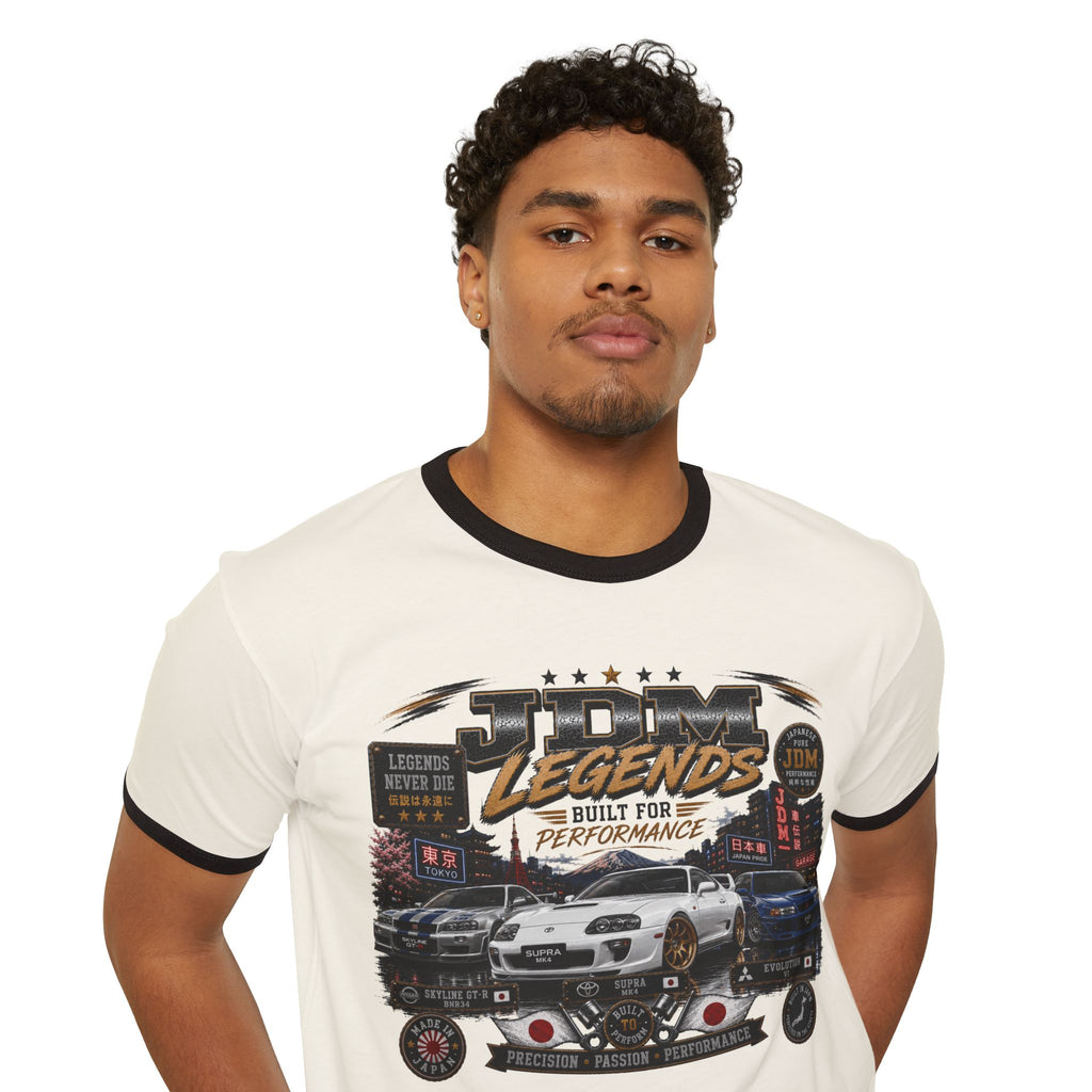 JDM Legends Toyota Supra MK4 Skyline GT-R Evo VI Vintage Graphic T-Shirt