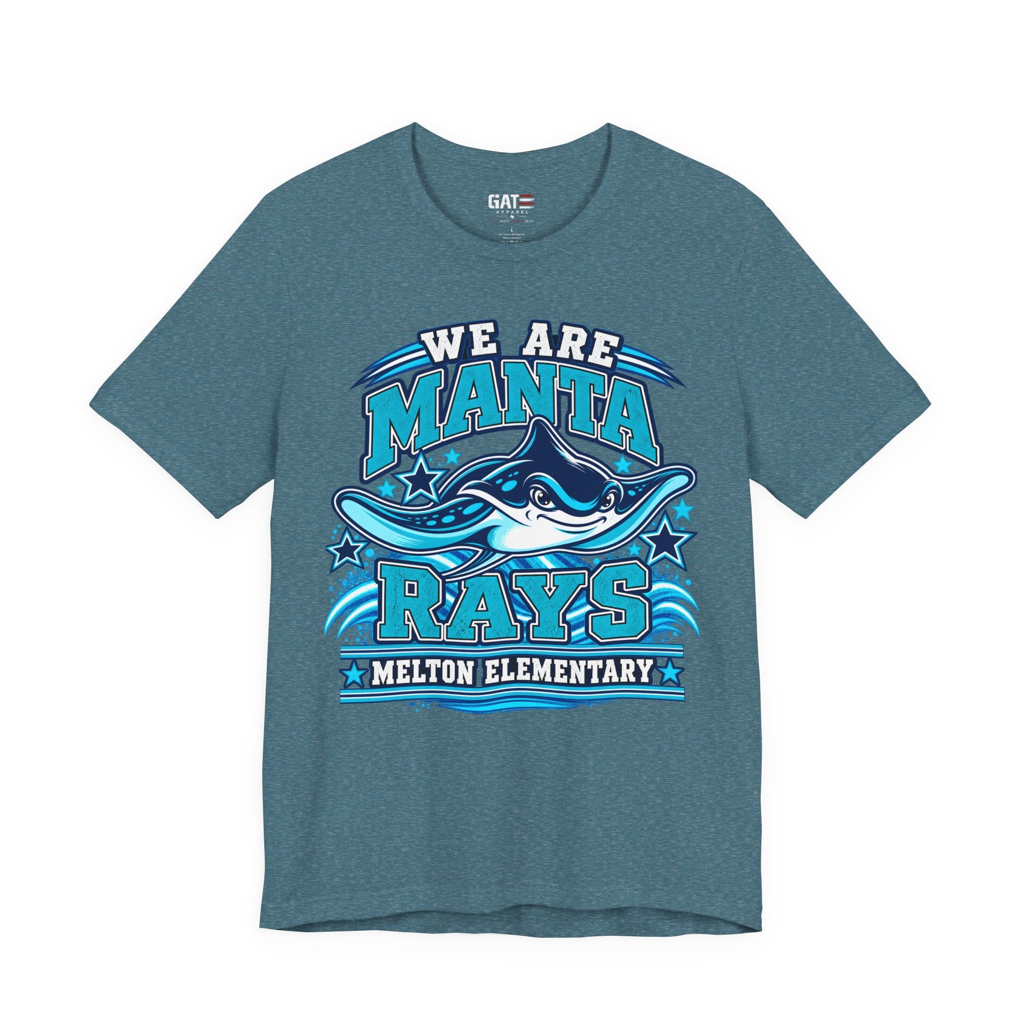 Melton Manta Rays School Tee – "We Are Manta Rays" Melton Elementary Spirit Shirt