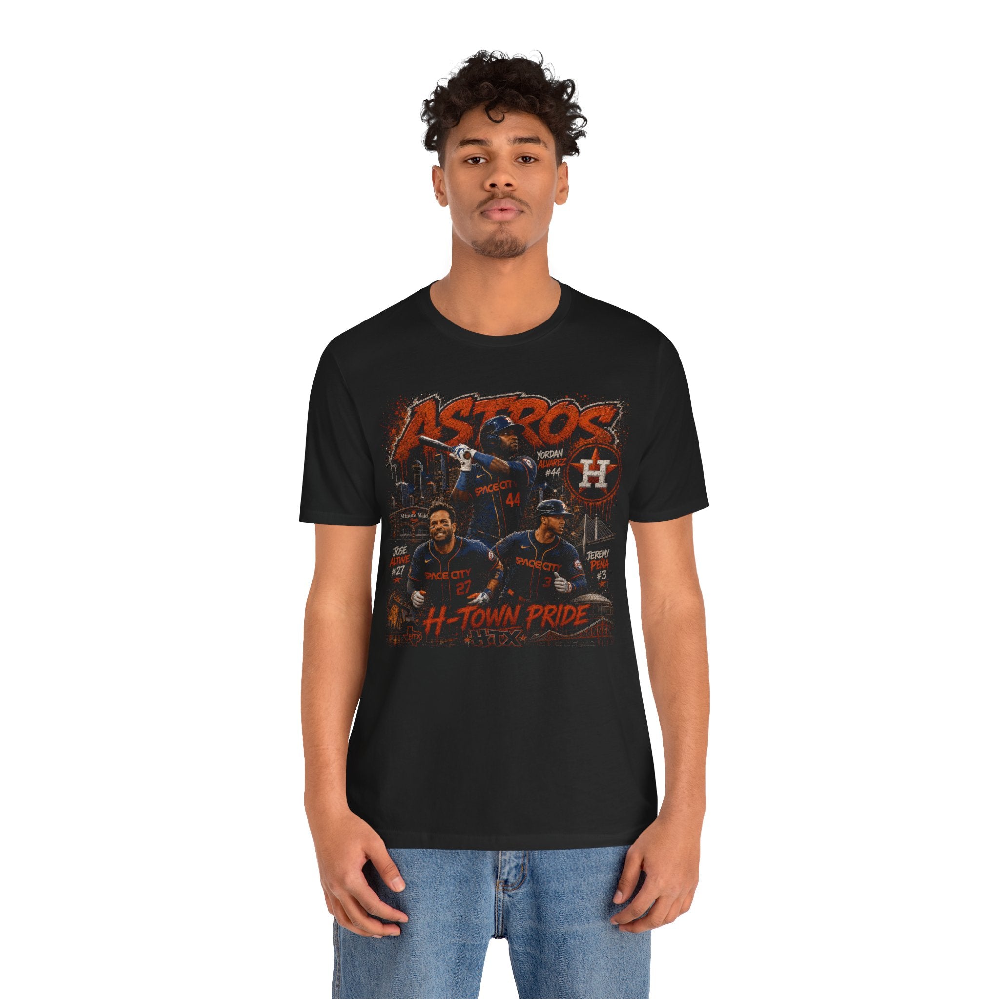Astros 'H-Town Pride' Baseball Tee — Houston Astros Fan T-Shirt