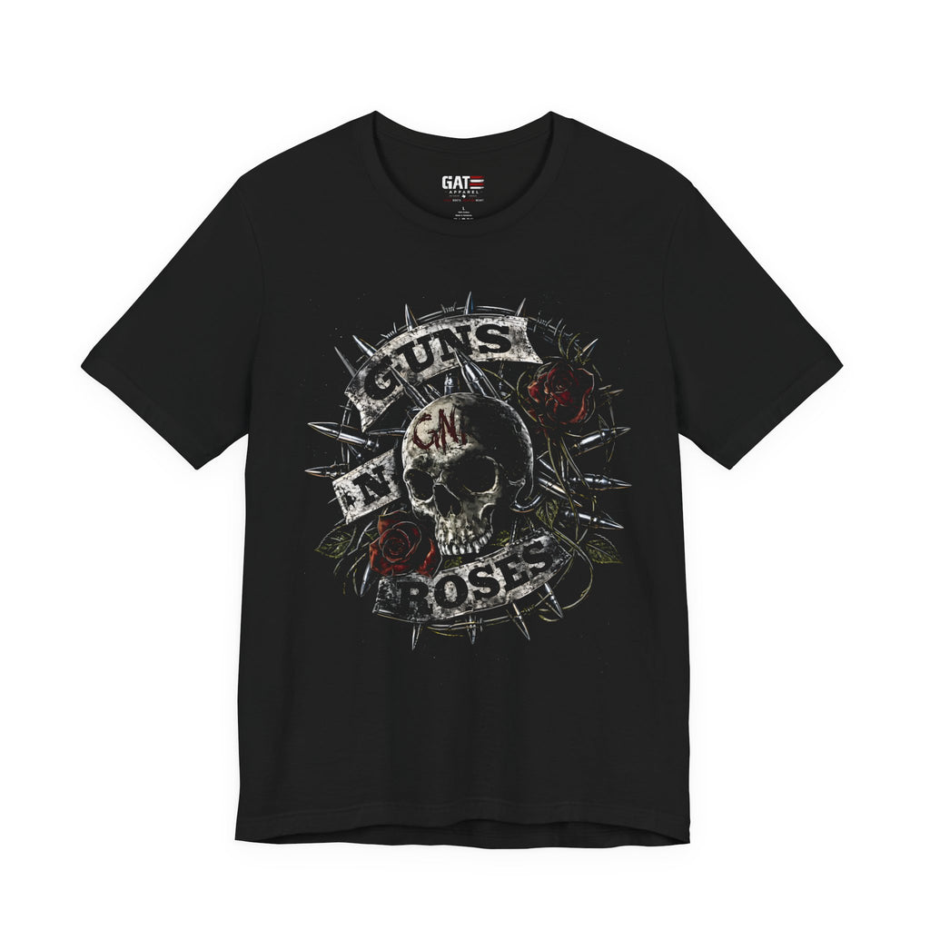 Guns and Roses Skull & Roses Band Tee