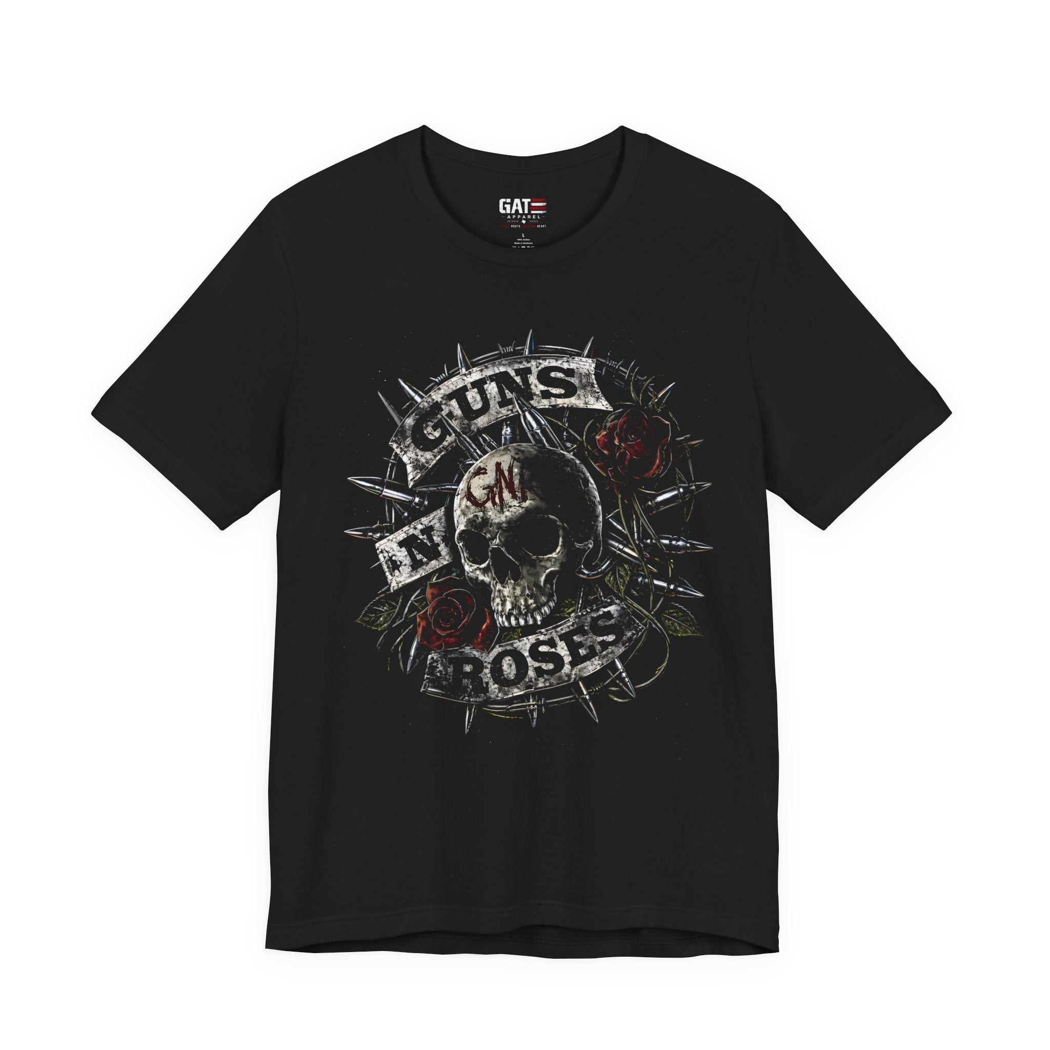 Guns and Roses Skull & Roses Band Tee