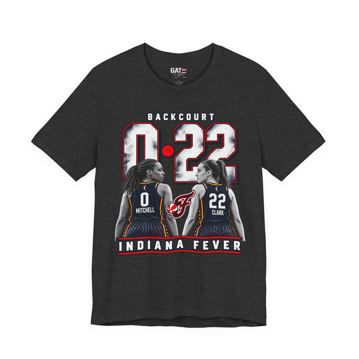 Caitlin Clark & Kelsey Mitchell Backcourt Shirt | Indiana Fever WNBA
