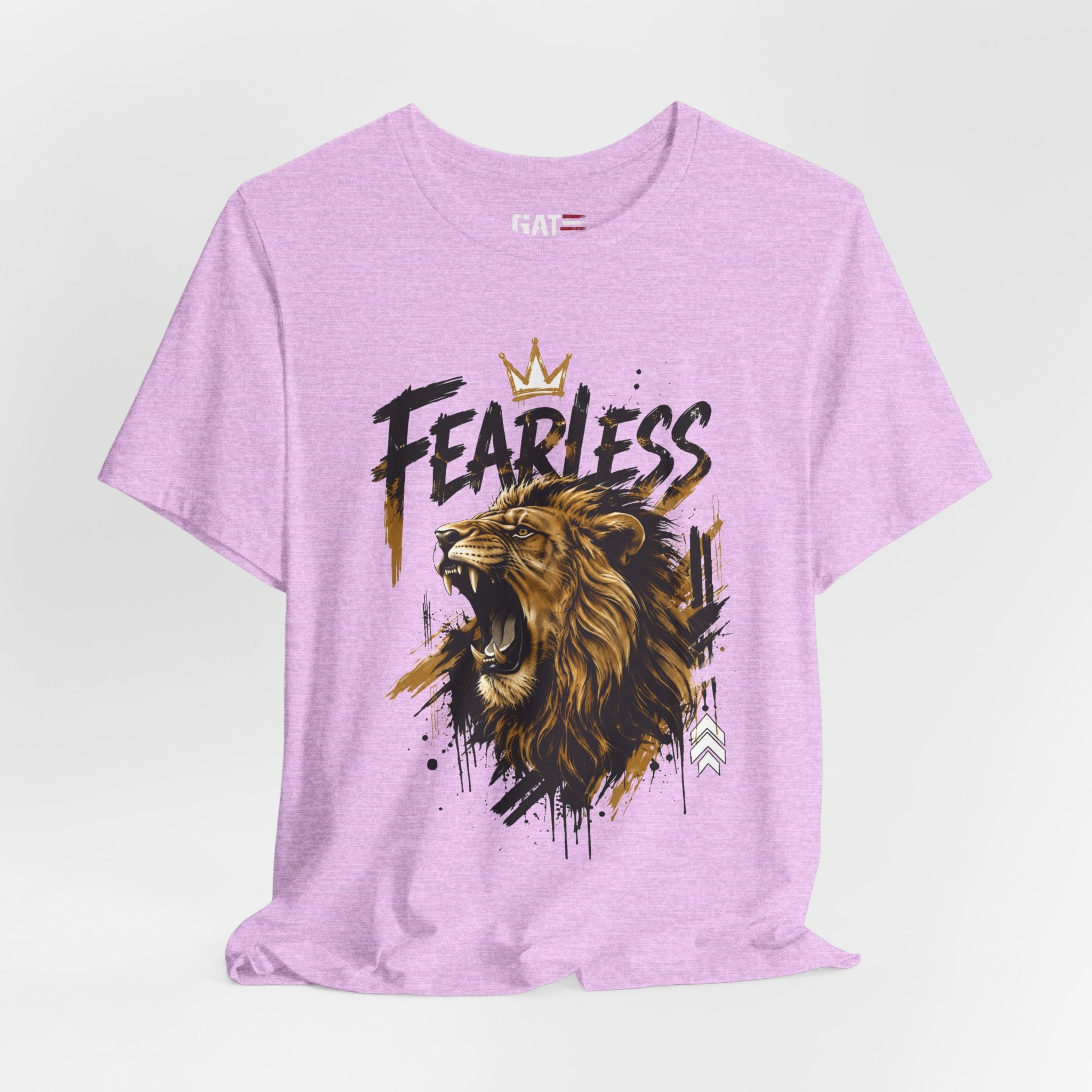 Fearless Lion Tee — Inspirational Graphic T-Shirt