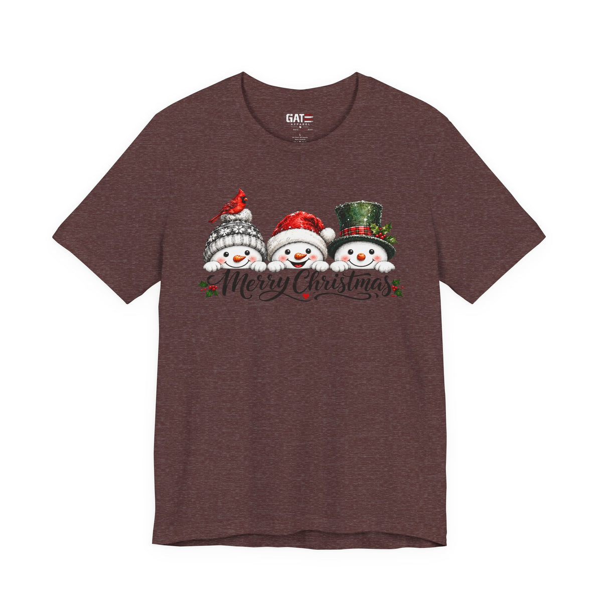 Merry Christmas Snowman Shirt - product mockup view 7