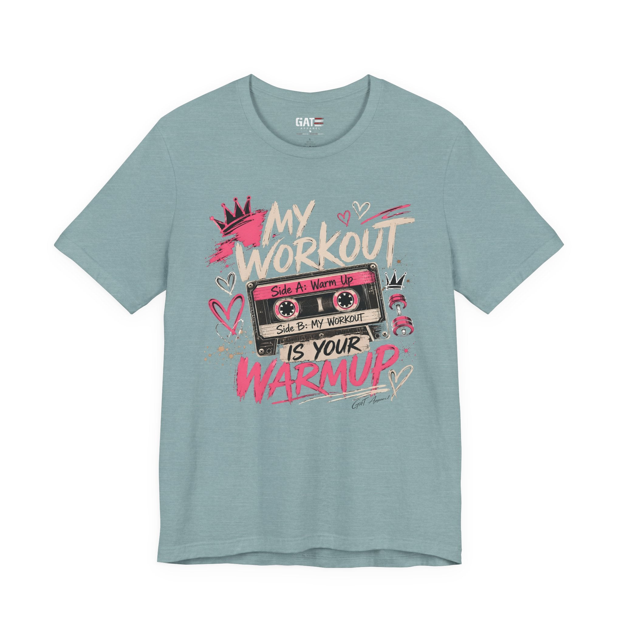 My Workout Is Your Warmup Shirt, Retro Gym Shirt, Women's Workout Tee, Fitness Graphic Shirt, 80s Gym Shirt