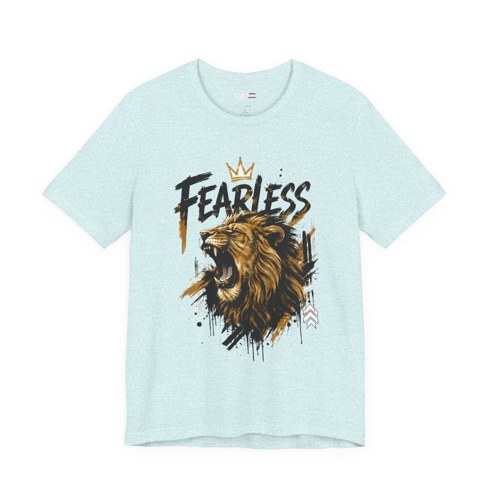 Fearless Lion Tee — Inspirational Graphic T-Shirt