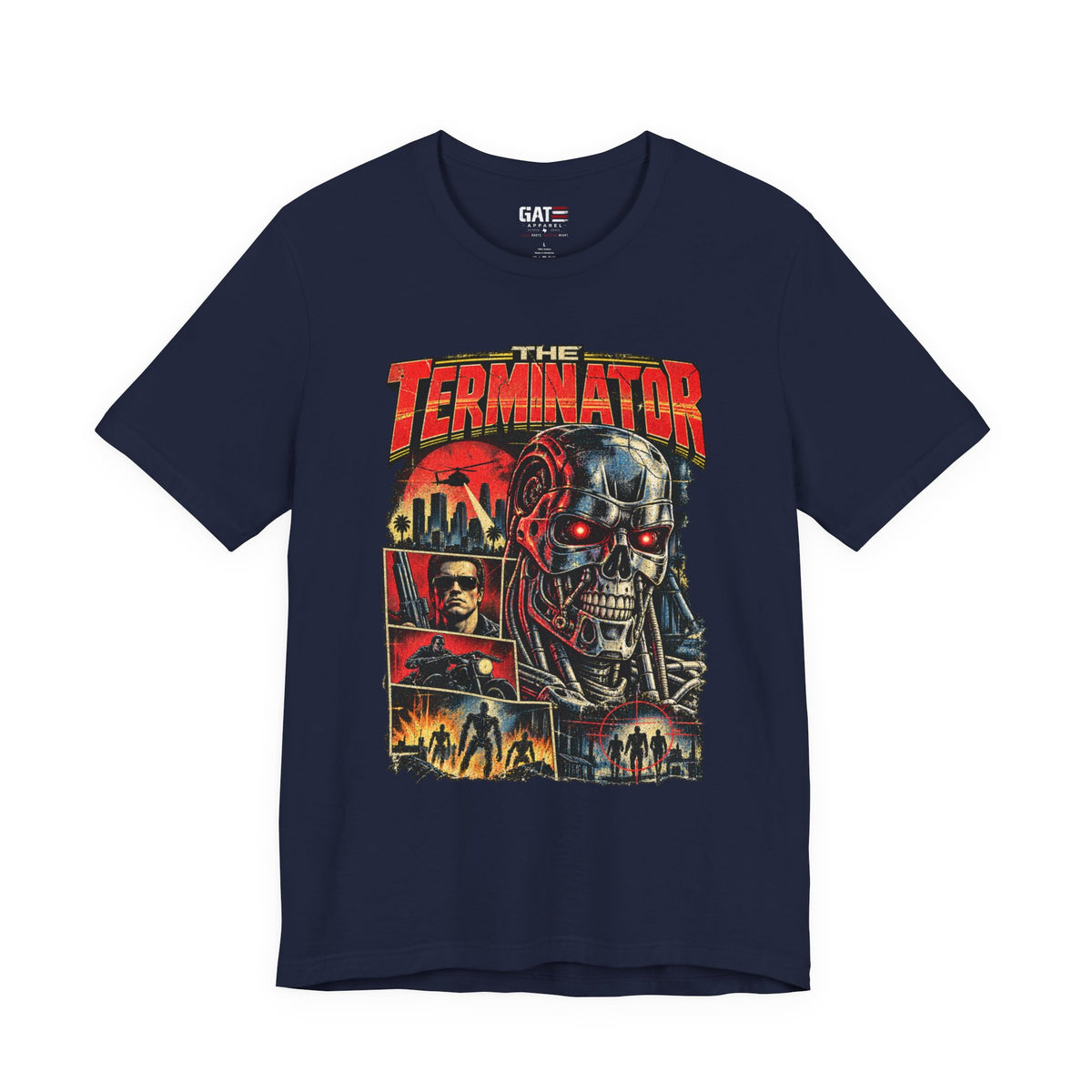 Terminator Shirt | Retro Sci-Fi Robot Movie Graphic Tee
