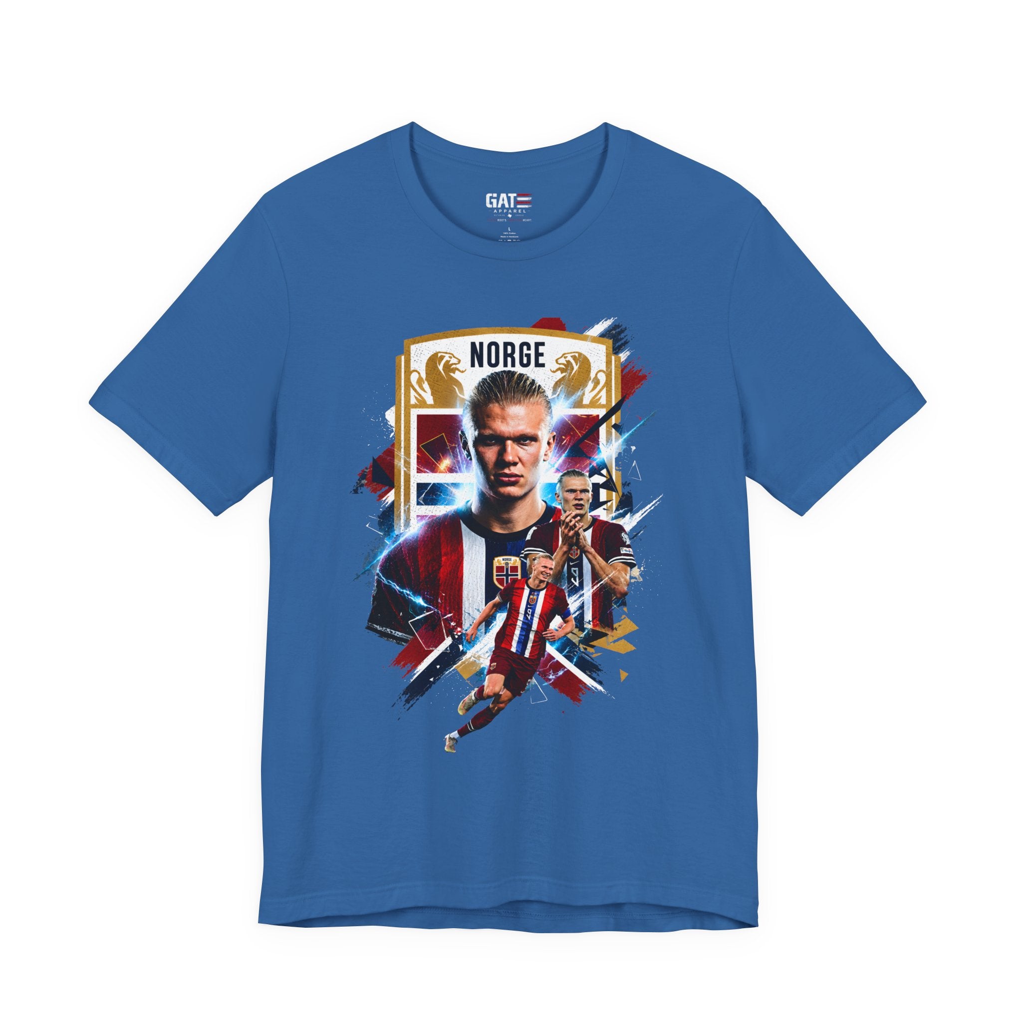 Erling Haaland|Norwegian Soccer|Patriotic Football Graphic T-Shirt