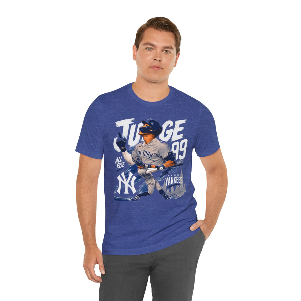 Aaron Judge Yankees #99 Baseball Tee|Yankees Baseball|All Rise’ Fan Shirt