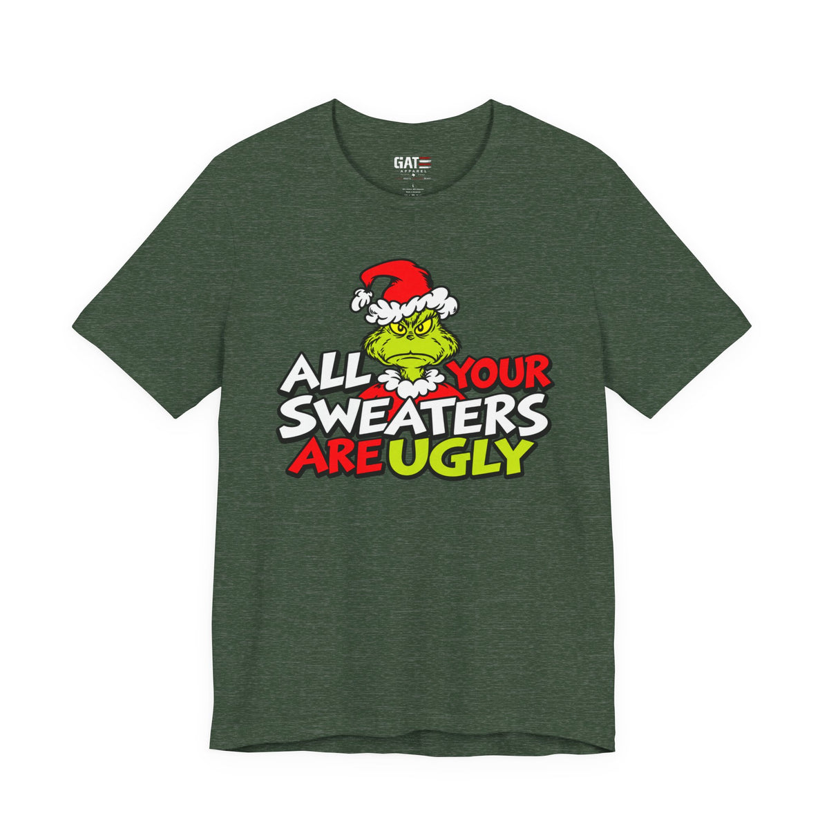 Grinch 'All Your Sweaters Are Ugly' Christmas Tee - product image 10