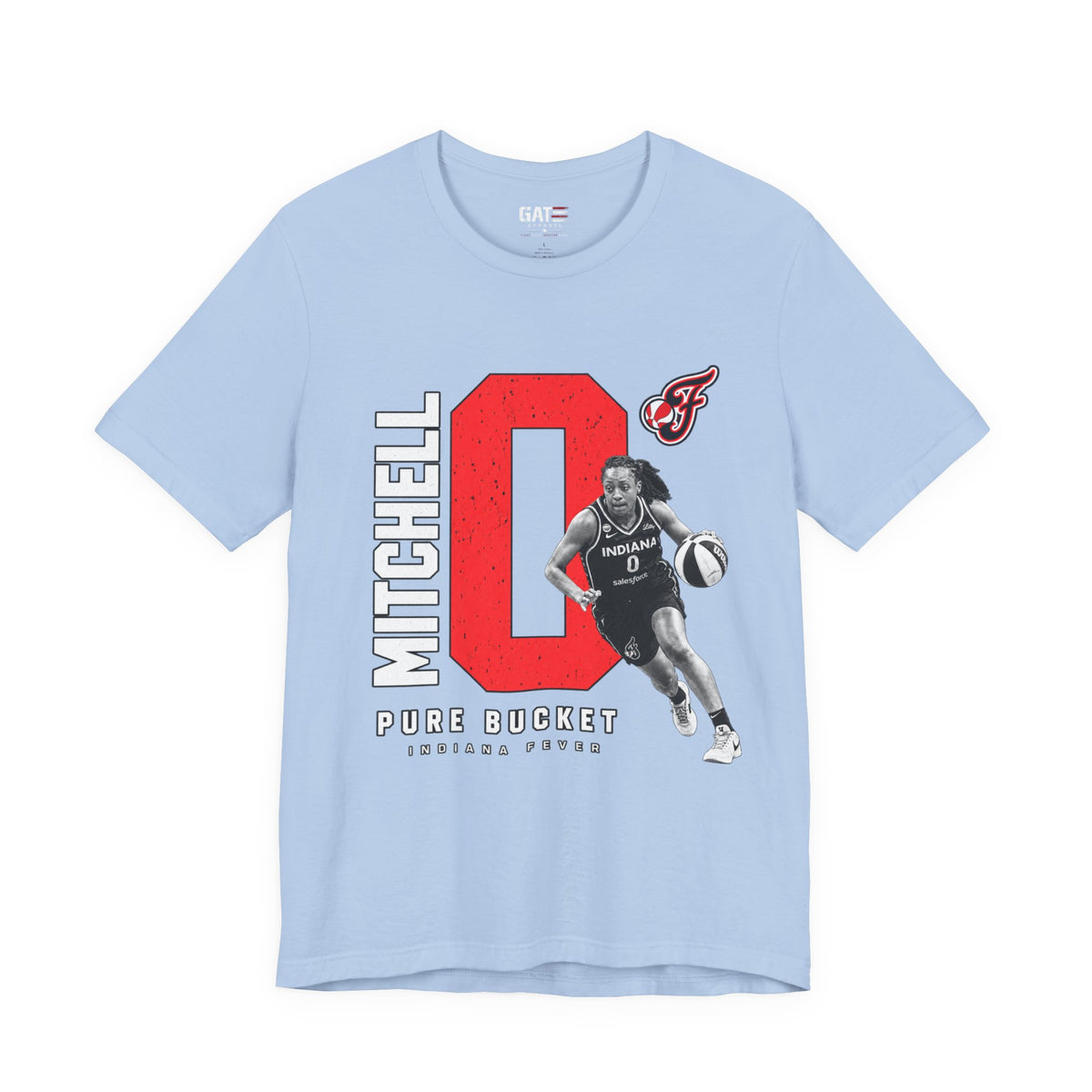 Kelsey Mitchell Shirt | Indiana Fever WNBA Basketball Tee