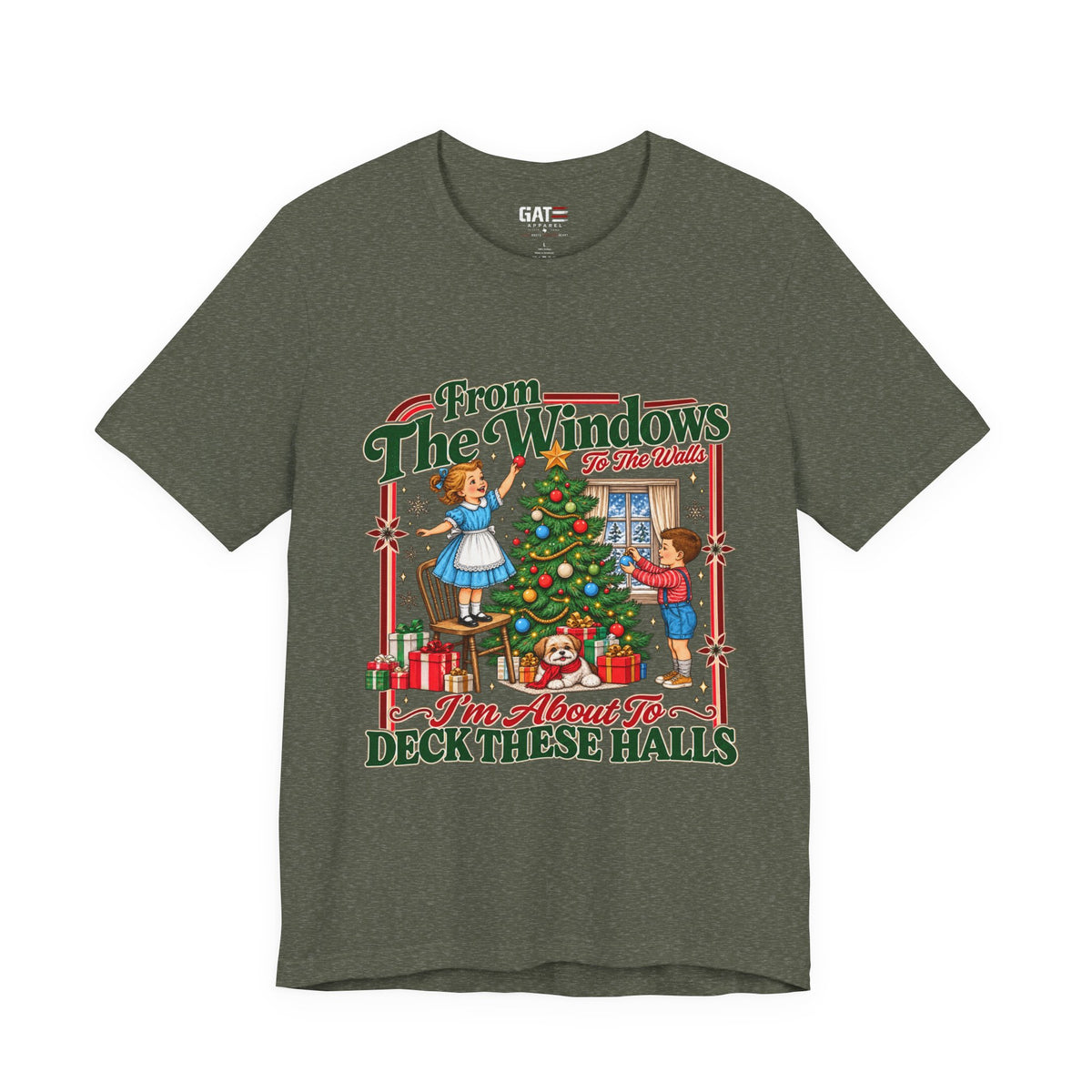 Deck These Halls Christmas Shirt | Funny Holiday Tee