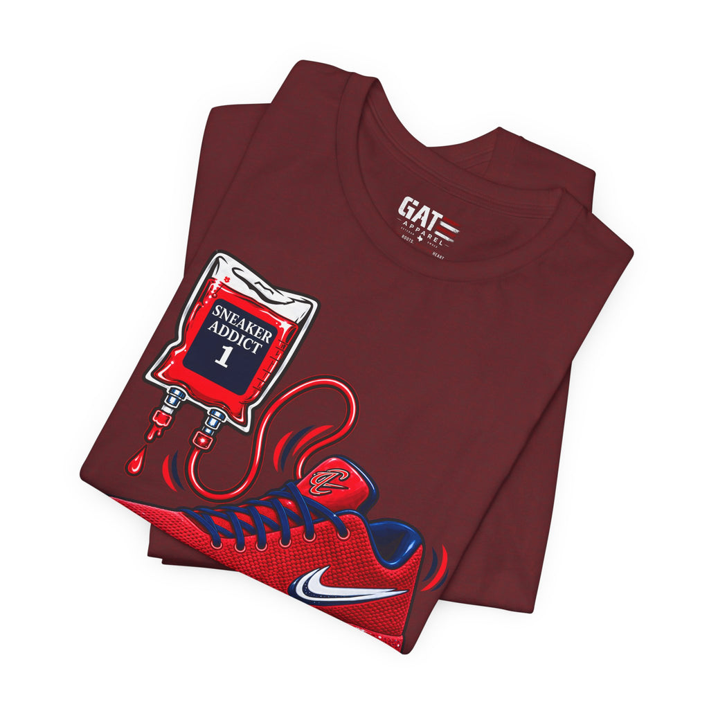 Caitlin Clark Caitlin 1s Addict Red Sneaker Shirt