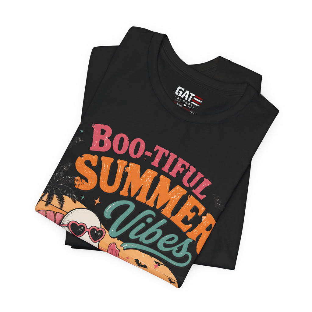 Summerween Shirt, Spooky Beach Shirt, Ghost Beach Tee, Halloween Beach Shirt, Coastal Halloween Tee, Tropical Ghost Shirt