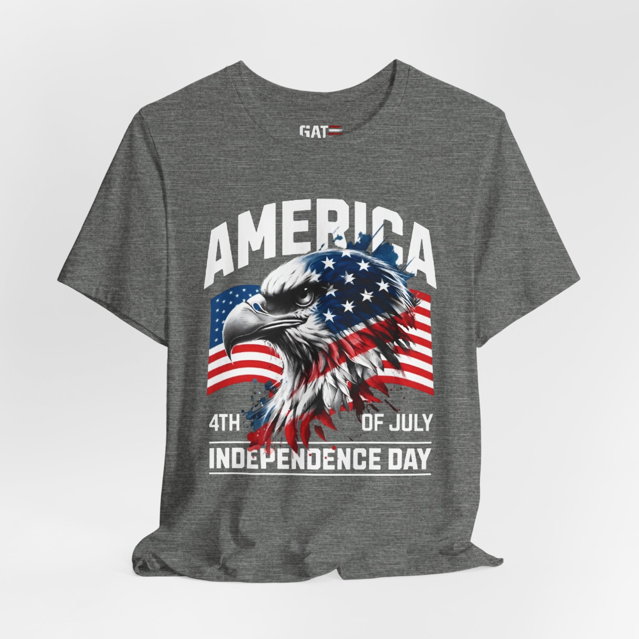 America Independence Day Shirt, Patriotic Eagle Flag Tee, 4th of July Shirt, USA Freedom Graphic T Shirt, American Pride Gift