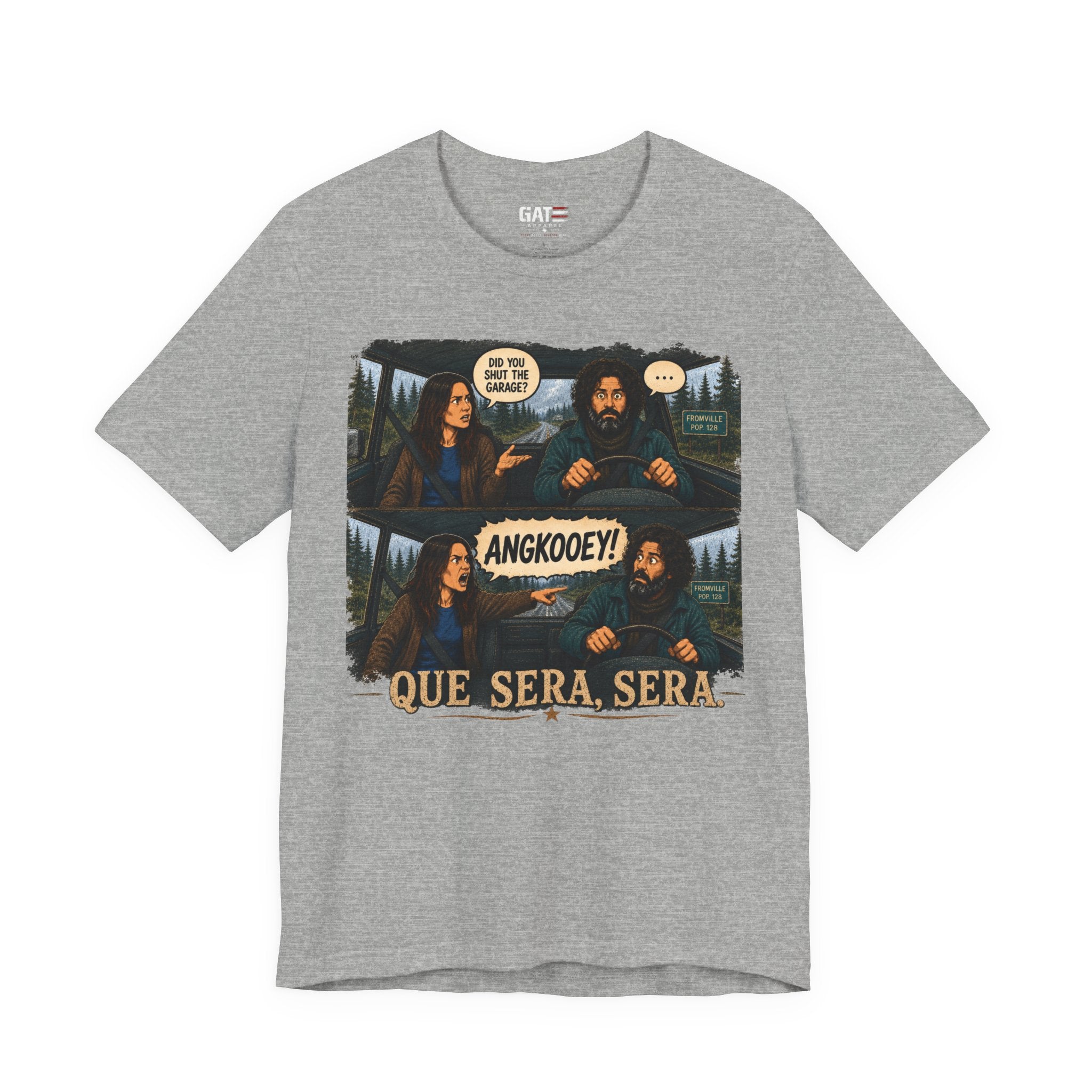 From|FromVille|Angkooey|Funny Horror Comedy Tee| Driving