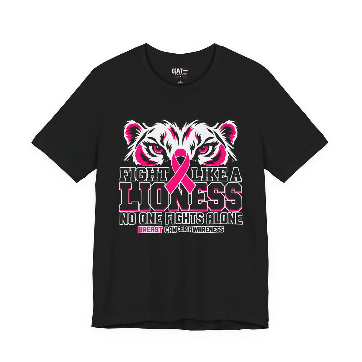 Fight Like a Lioness Breast Cancer Awareness Shirt