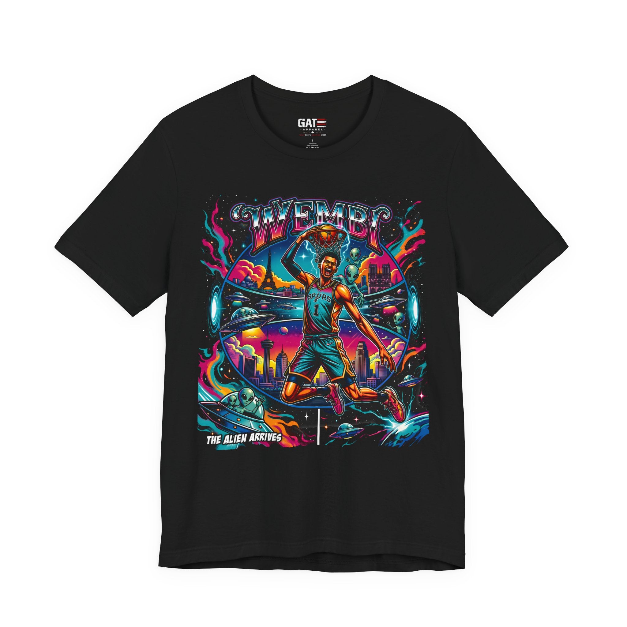 Victor Wembemyama |Wemby "The Alien"|San Antonio Spurs City Connect|NBA Graphic Tee