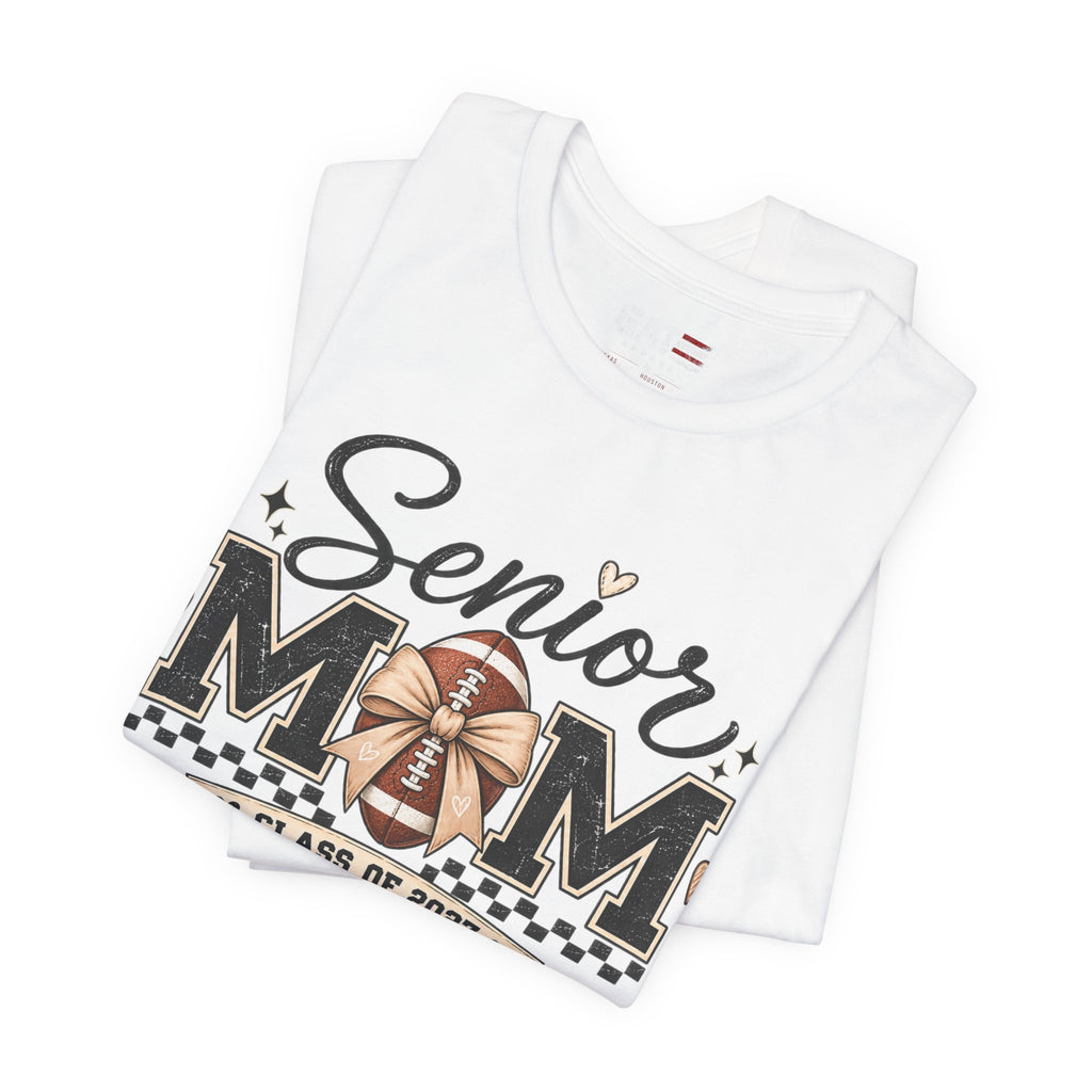Senior Football Mom Shirt Class of 2027 Final Quarter Game Day T-Shirt