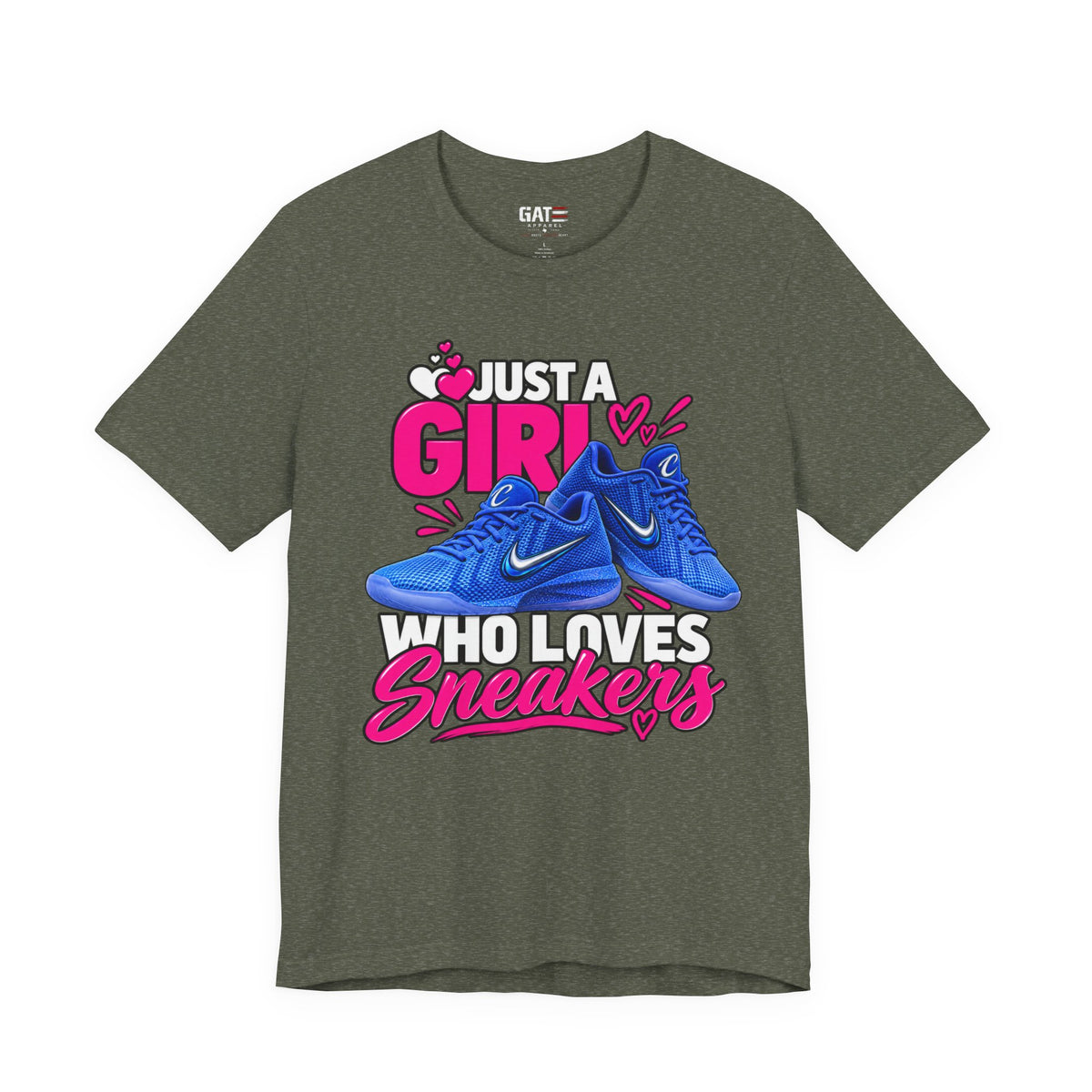 Caitlin Clark Caitlin 1s Just a Girl Sneaker Shirt | Style 1
