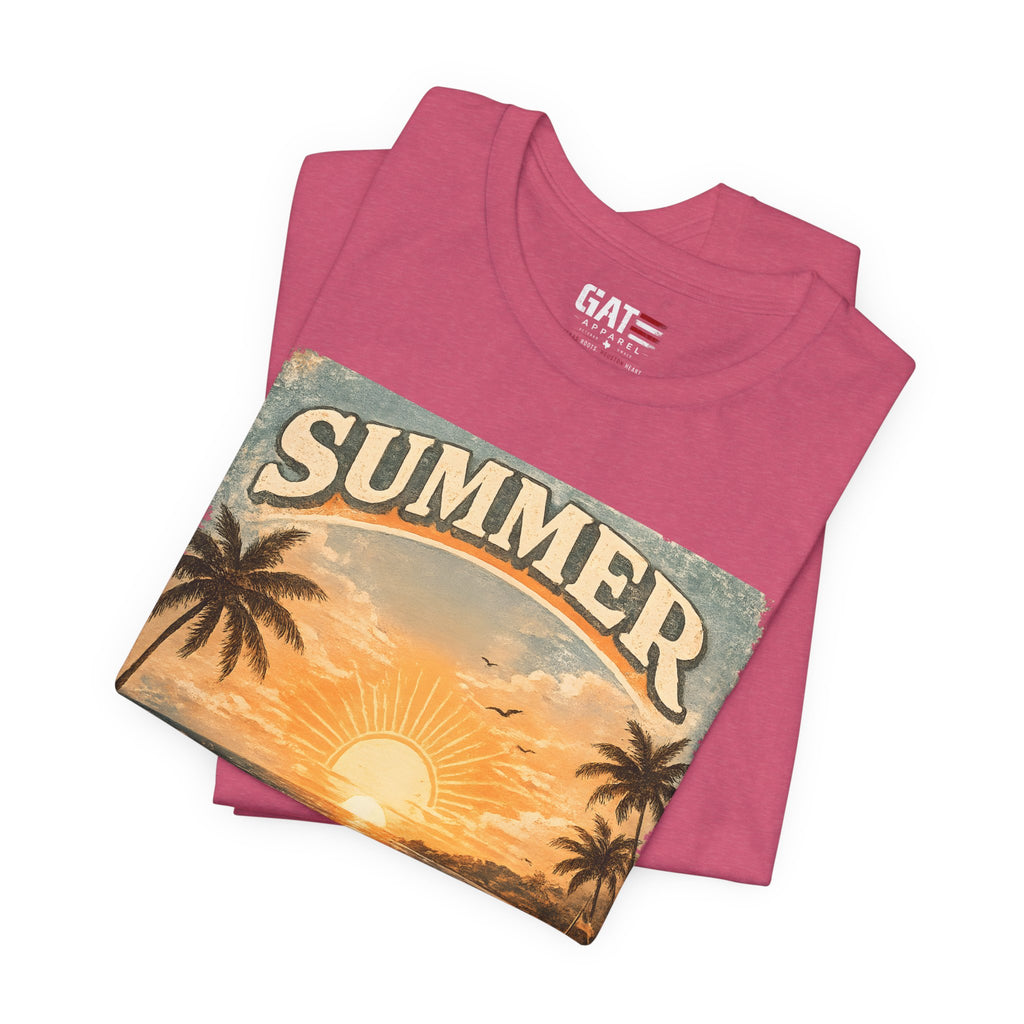 Du Bist Gut Genug Shirt, You Are Enough Tee, Summer Beach Sunset Graphic Shirt, German Quote Retro Aesthetic Tee