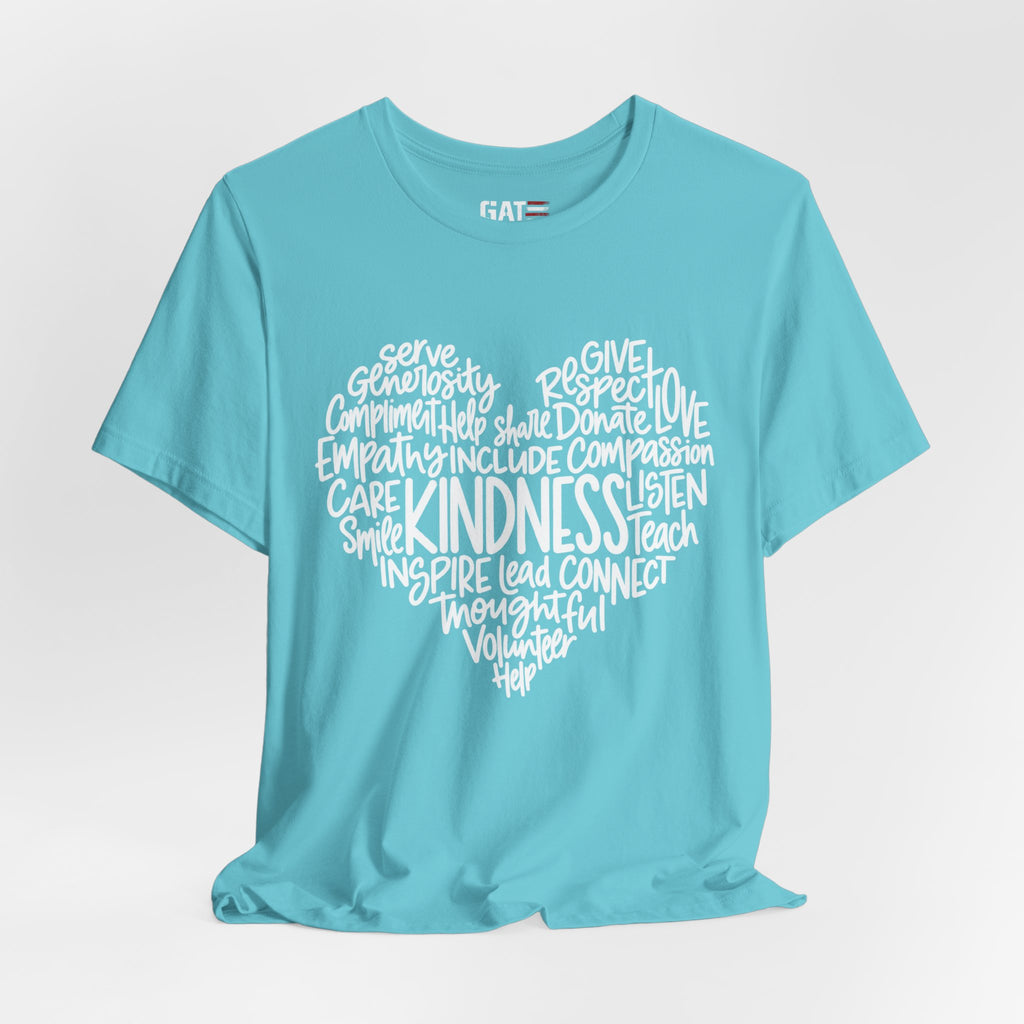 Kindness Teacher Tee — Motivational Words Unisex Jersey Short Sleeve