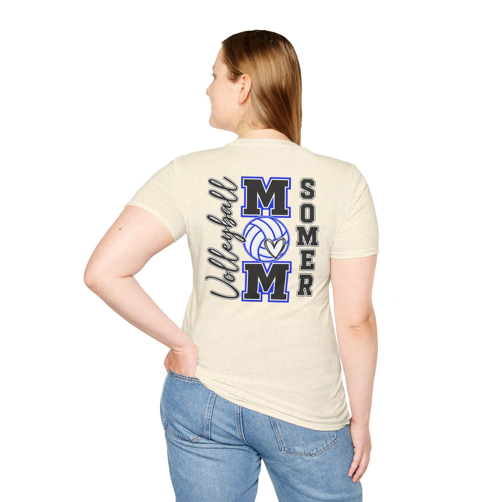 Volleyball Mom T‑Shirt – Custom Name