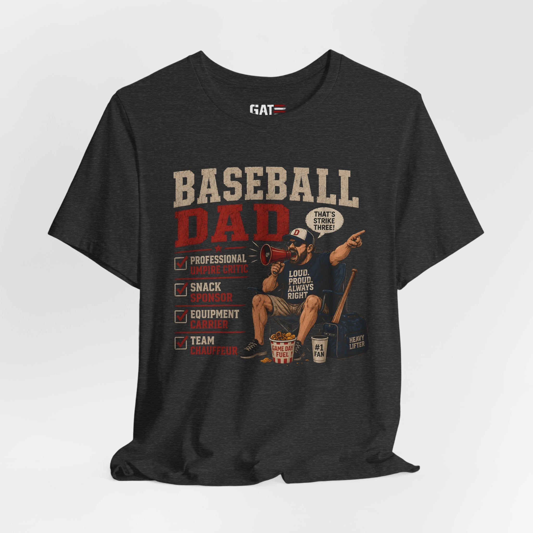 Baseball Dad Shirt, Funny Baseball Dad Gift, Travel Ball Dad Tee, Baseball Parent Shirt, Coach Dad Shirt, Game Day Dad Shirt