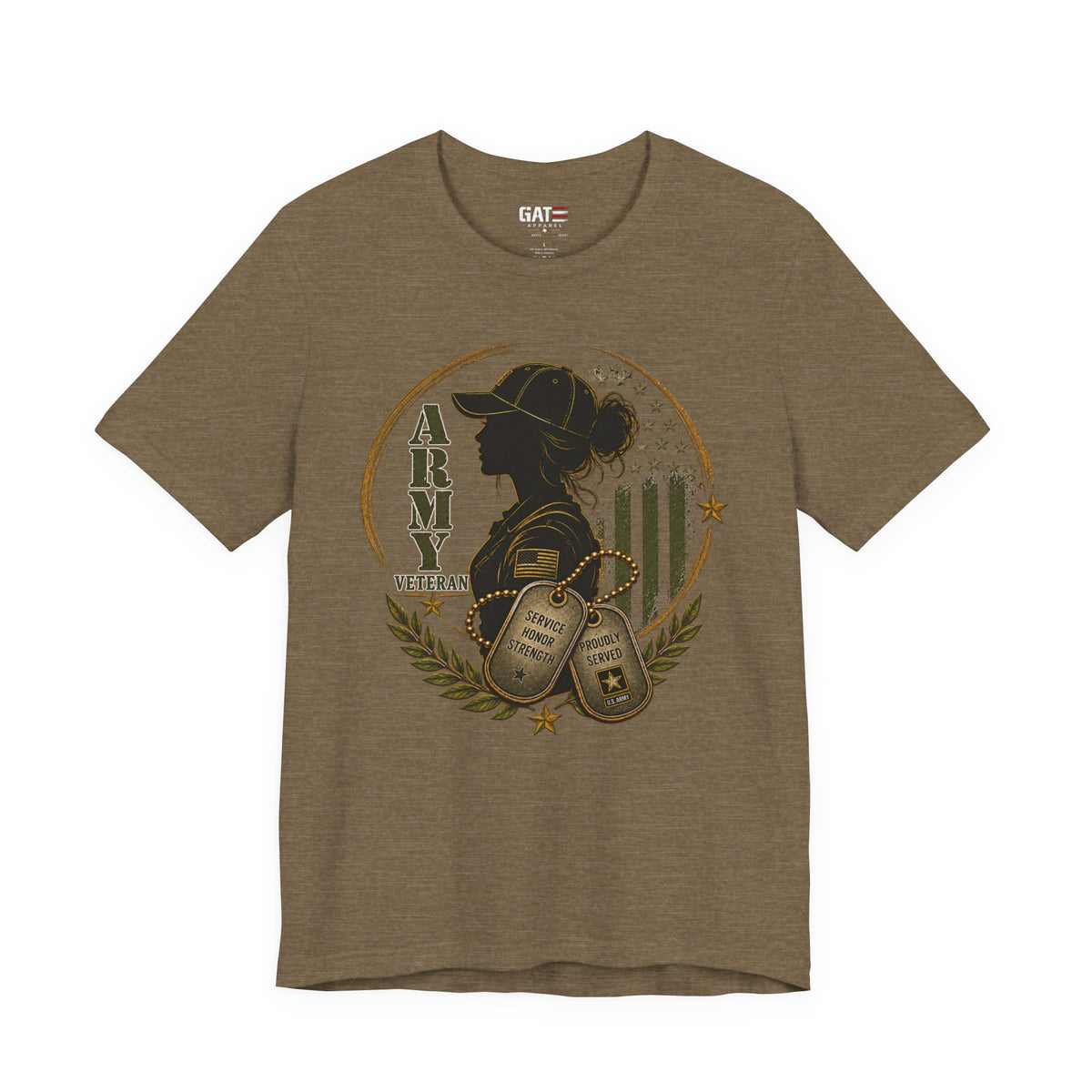 Female Army Veteran Shirt | Women's Military Tee