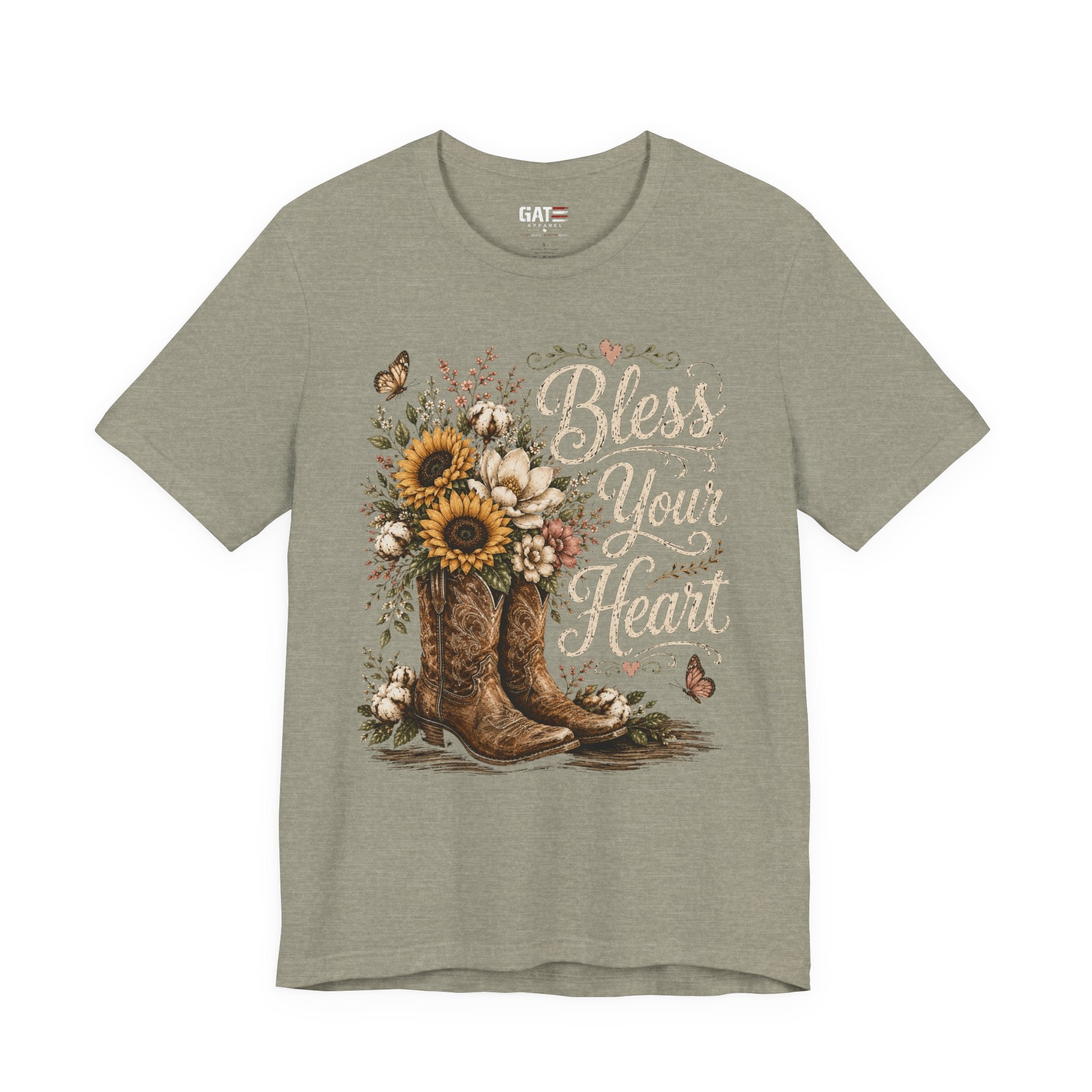 Funny Southern Shirt, Bless Your Heart Tee, Southern Humor Graphic Tee, Magnolia Floral Shirt, Country Girl Gift, Farmhouse Style Tee