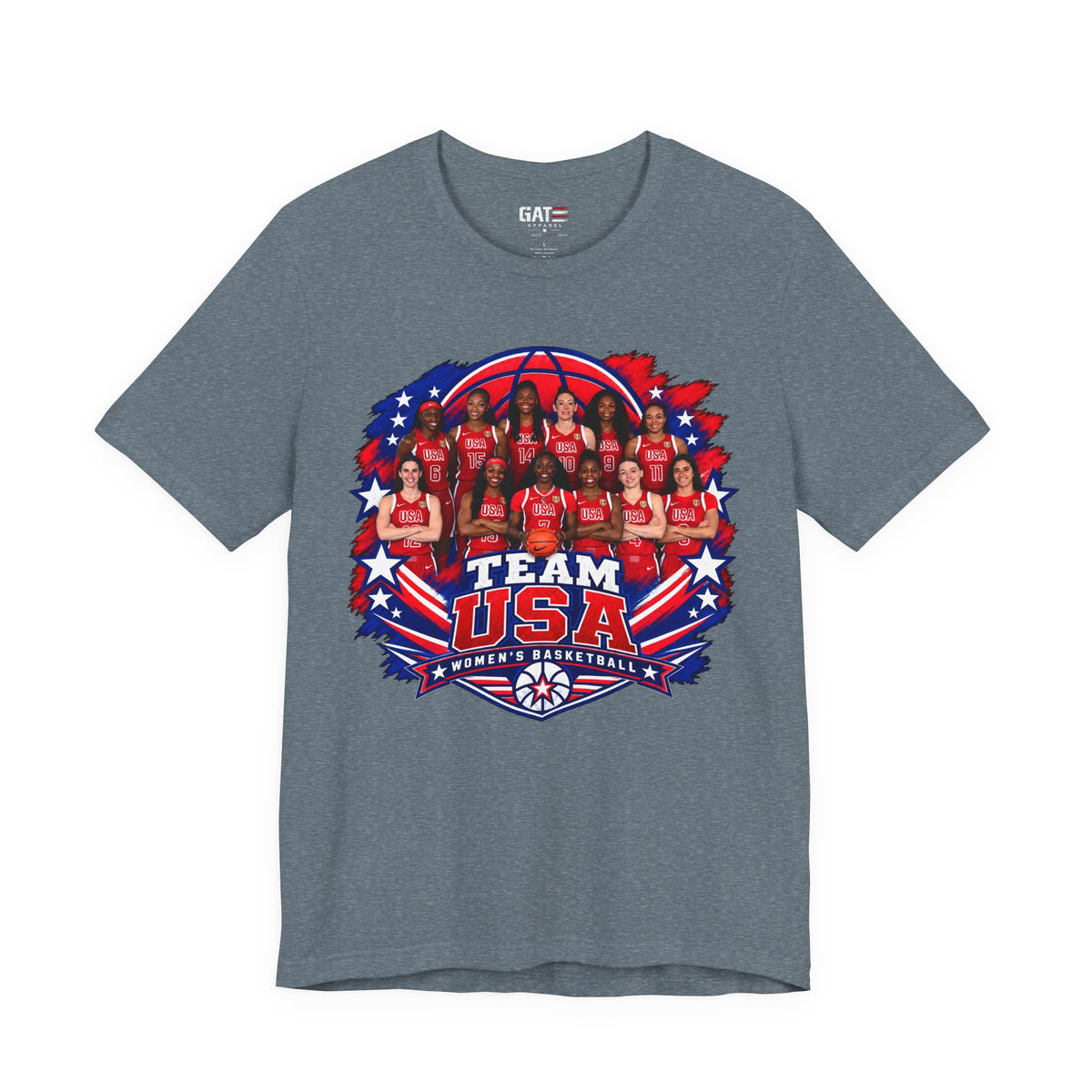 Team USA Women's Basketball Shirt | FIBA Tee 2026 Design 2