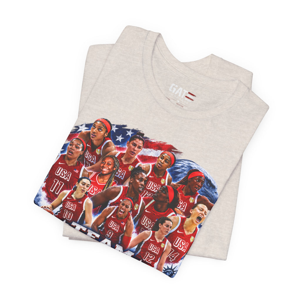 Team USA Women's Basketball Shirt | FIBA Tee 2026 Design 3