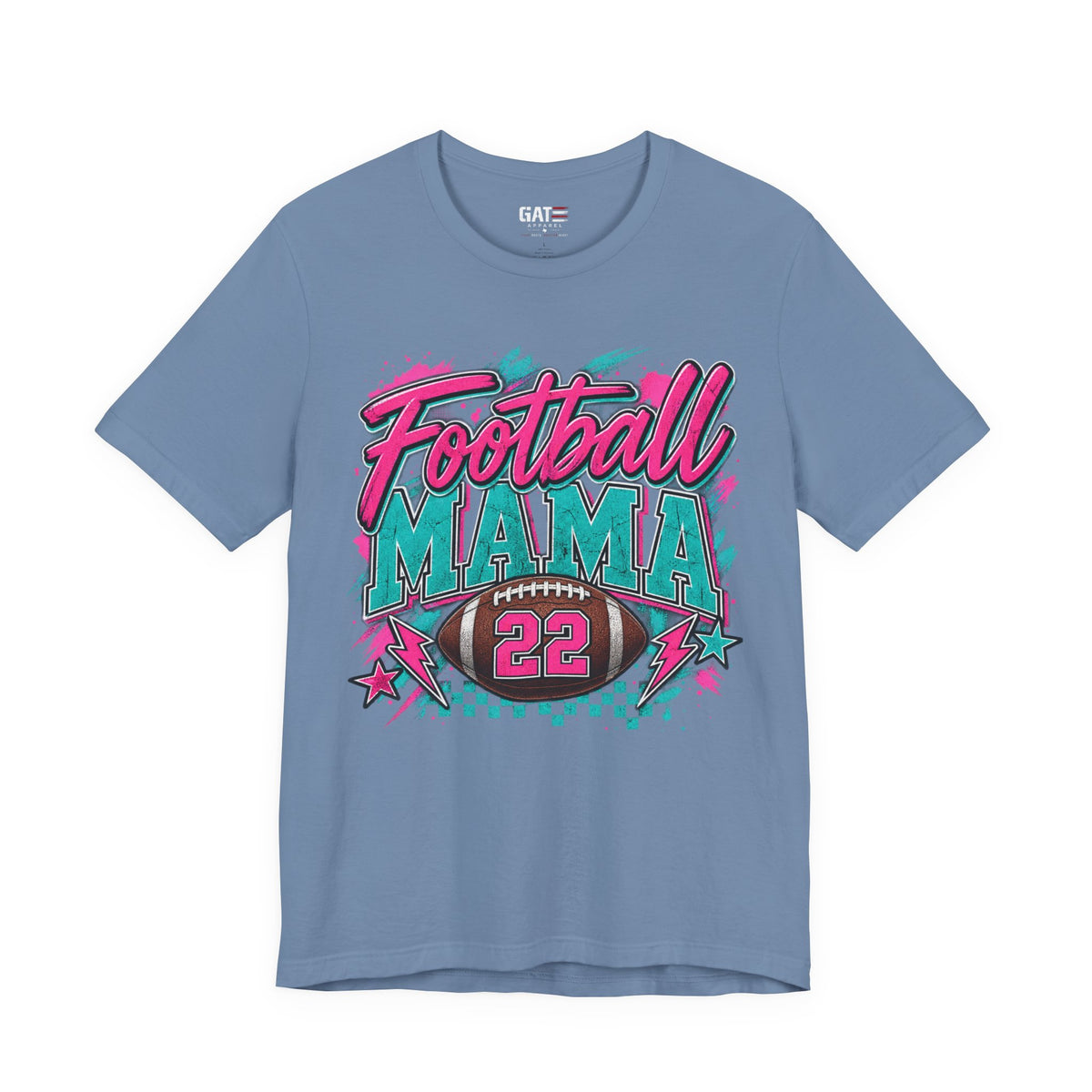 Personalized Football Mom Shirt | Custom Player Name & Number Game Day Tee