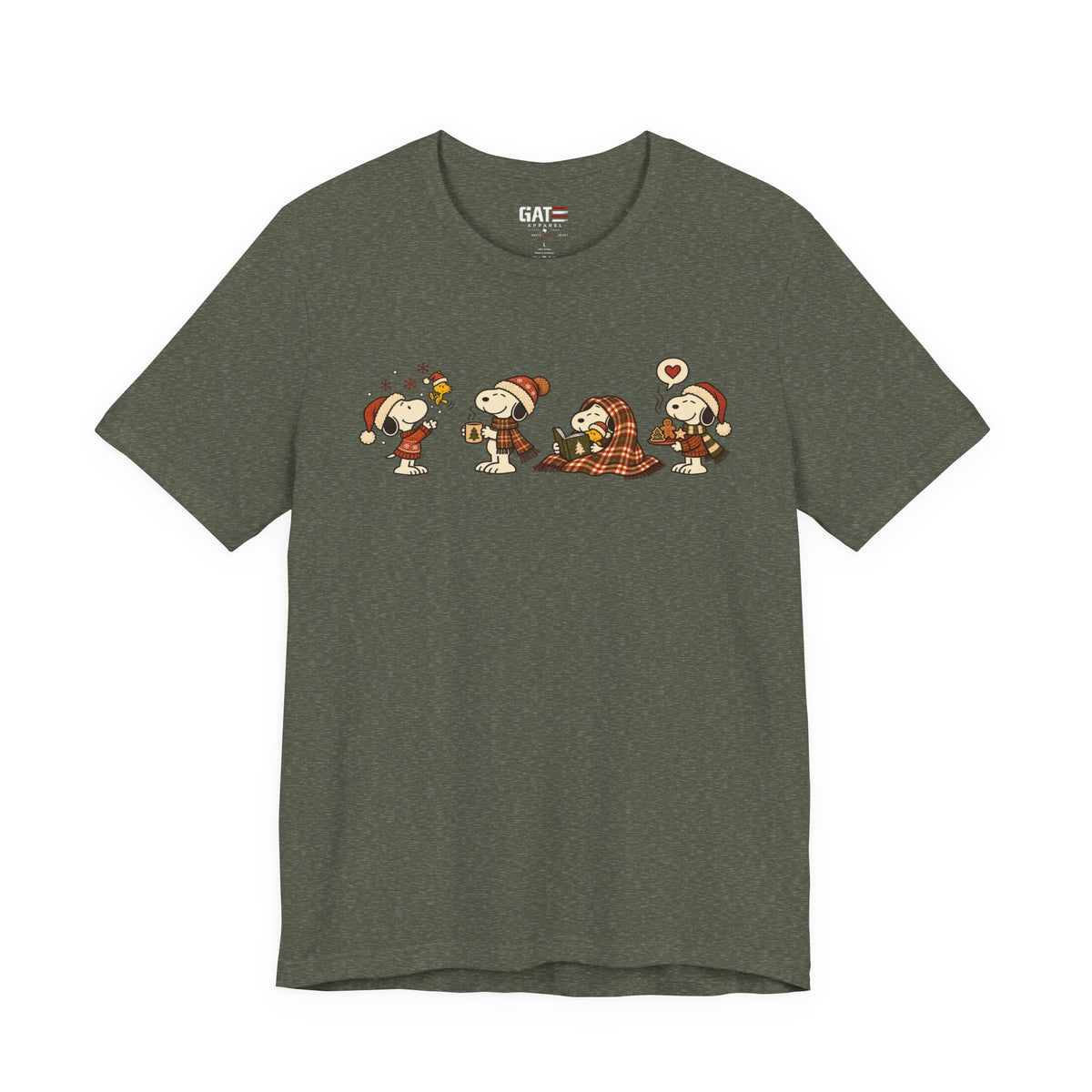 Cozy Christmas Snoopy Shirt - product mockup view 8