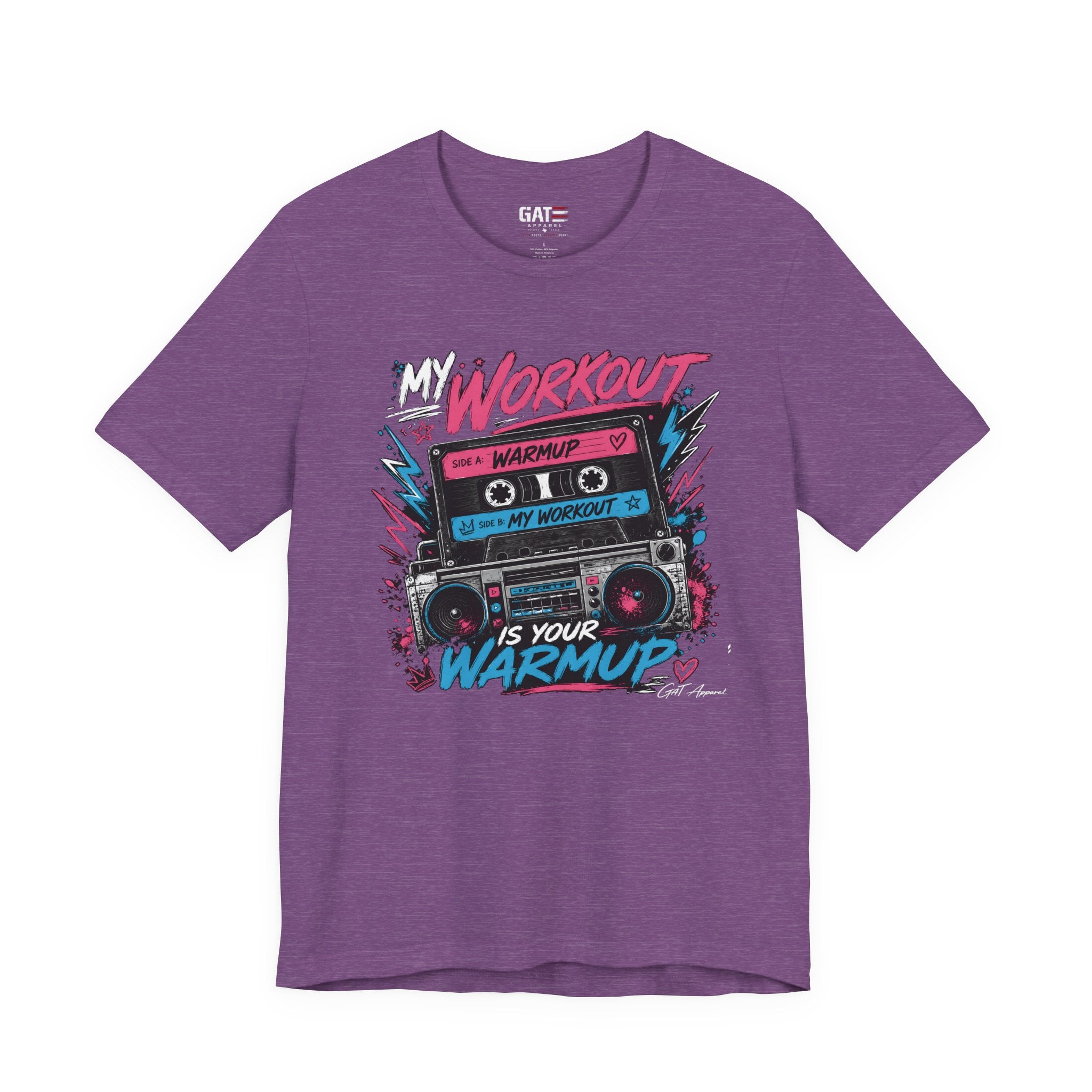 My Workout Is Your Warmup Shirt, Retro Gym Shirt, Women's Workout Tee, Fitness Graphic Shirt, 80s Gym Shirt