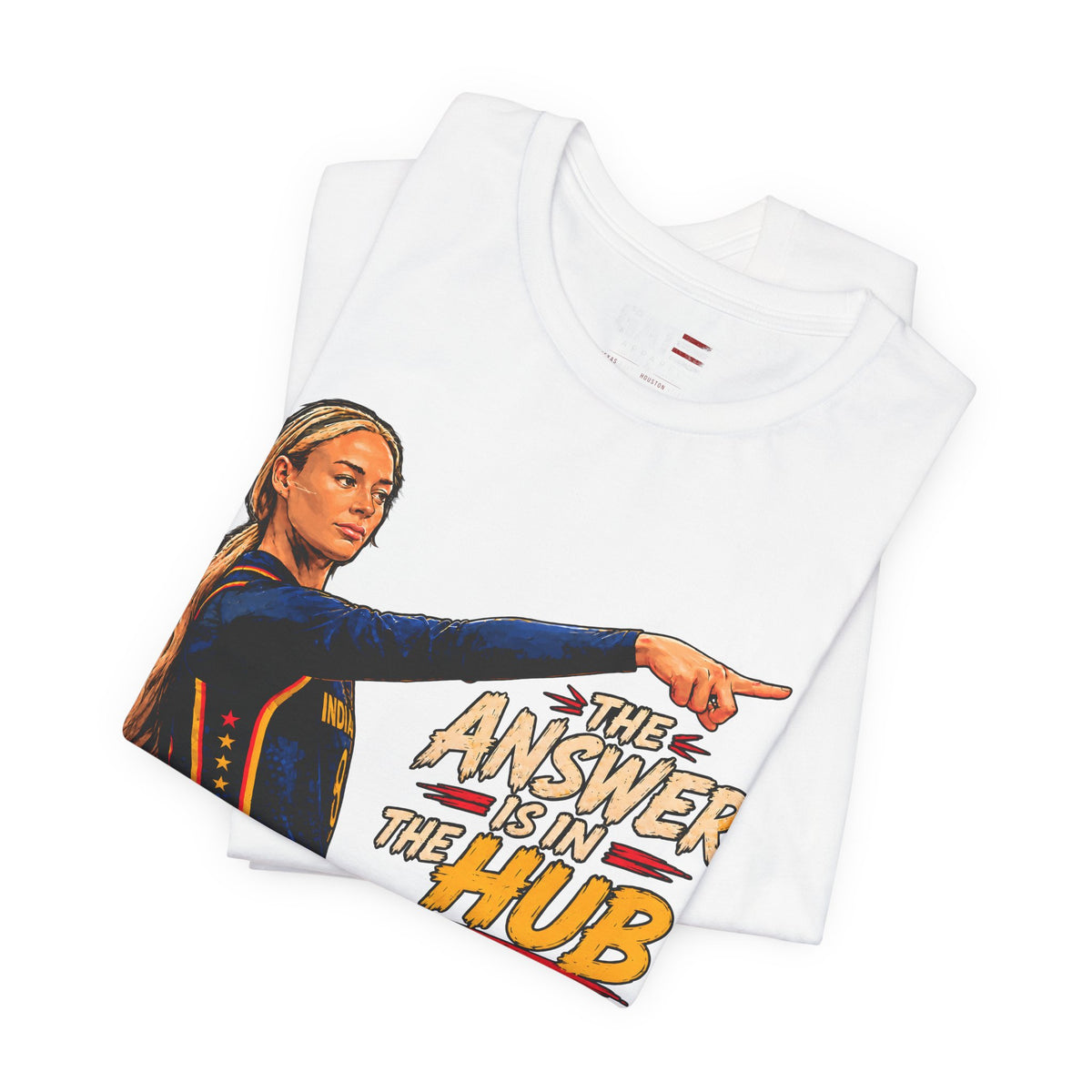 The Answer Is In The Hub Shirt | School Graphic Tee