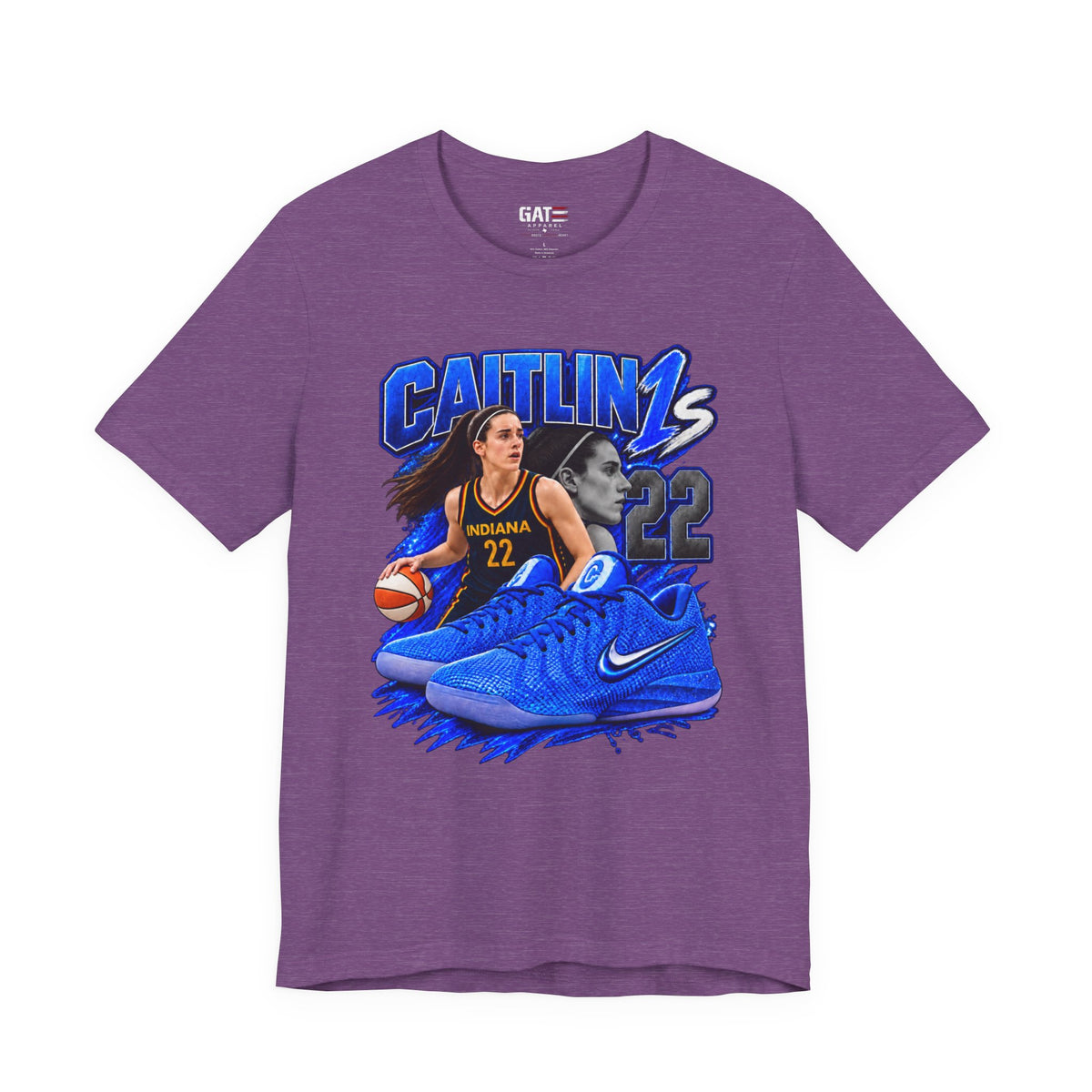 Caitlin Clark Caitlin 1s Racer Blue Classic Sneaker Shirt