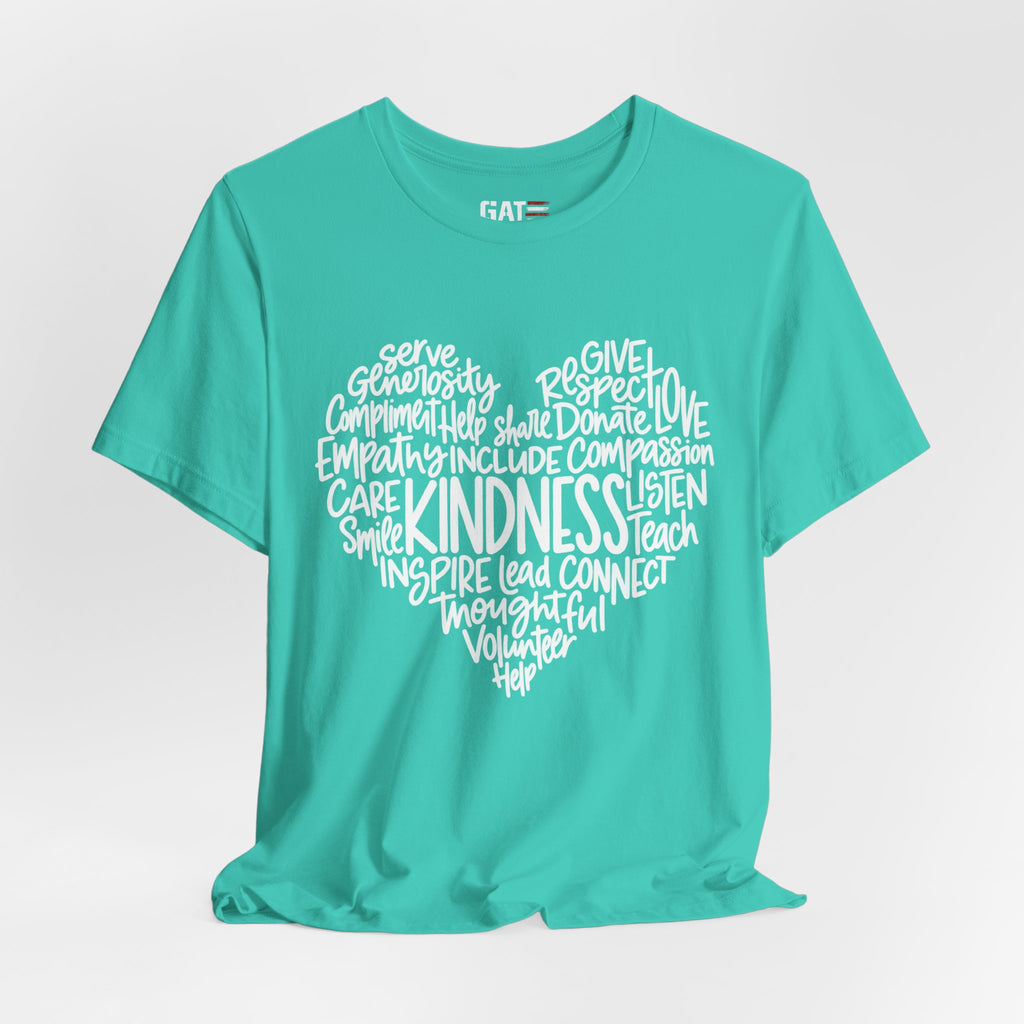 Kindness Teacher Tee — Motivational Words Unisex Jersey Short Sleeve