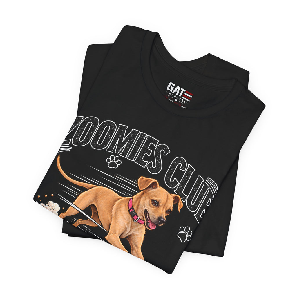 Personalized Zoomies Club Dog Shirt | Custom Pet Tee